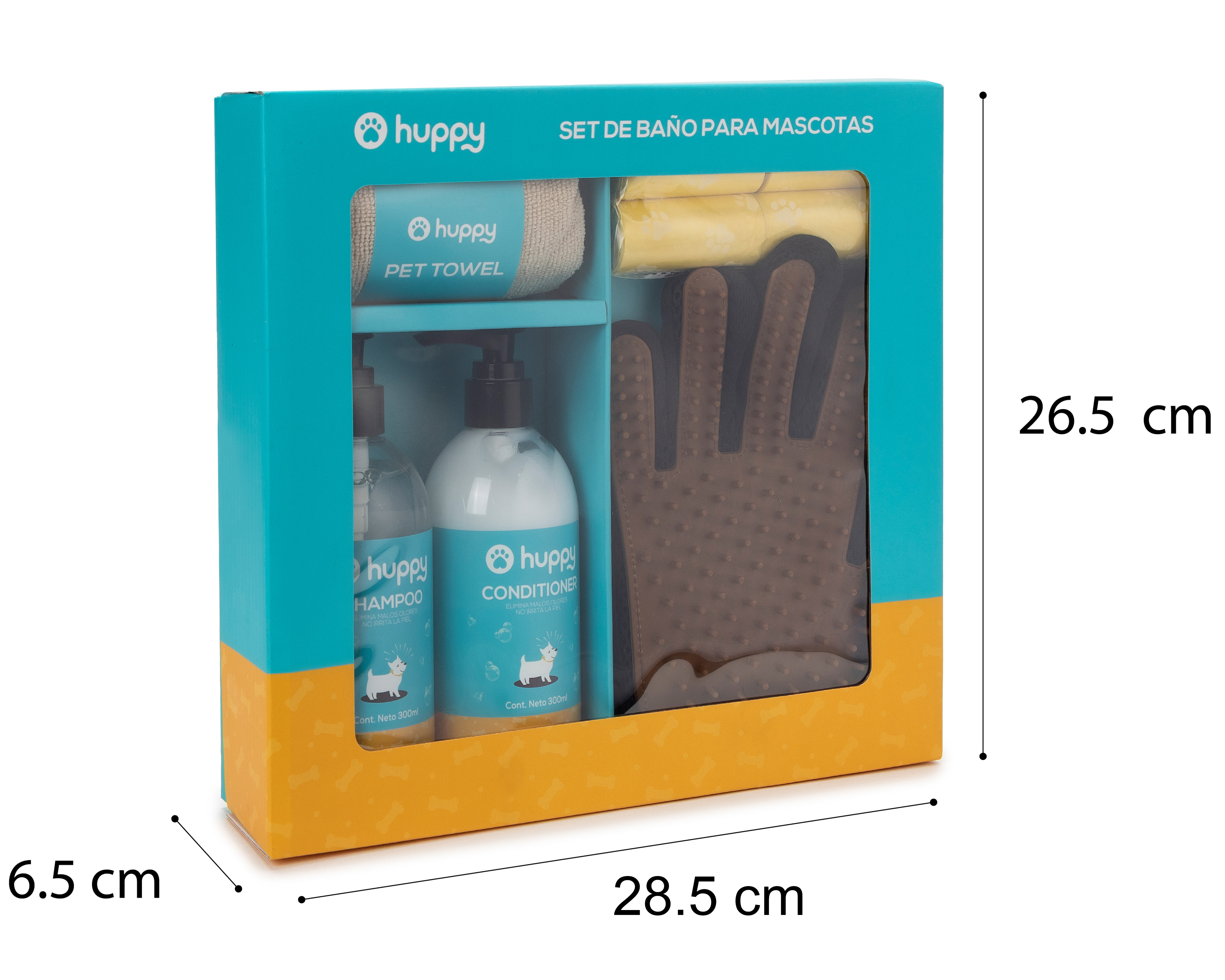 Foto 9 pulgar | Foto 8 | Set de Baño para Mascotas Huppy 8 Piezas