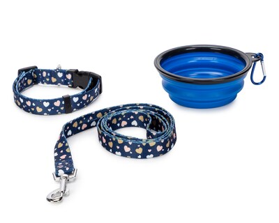 Foto 1 | Foto 1 | Collar con Correa y Plato Portátil Huppy para Perro