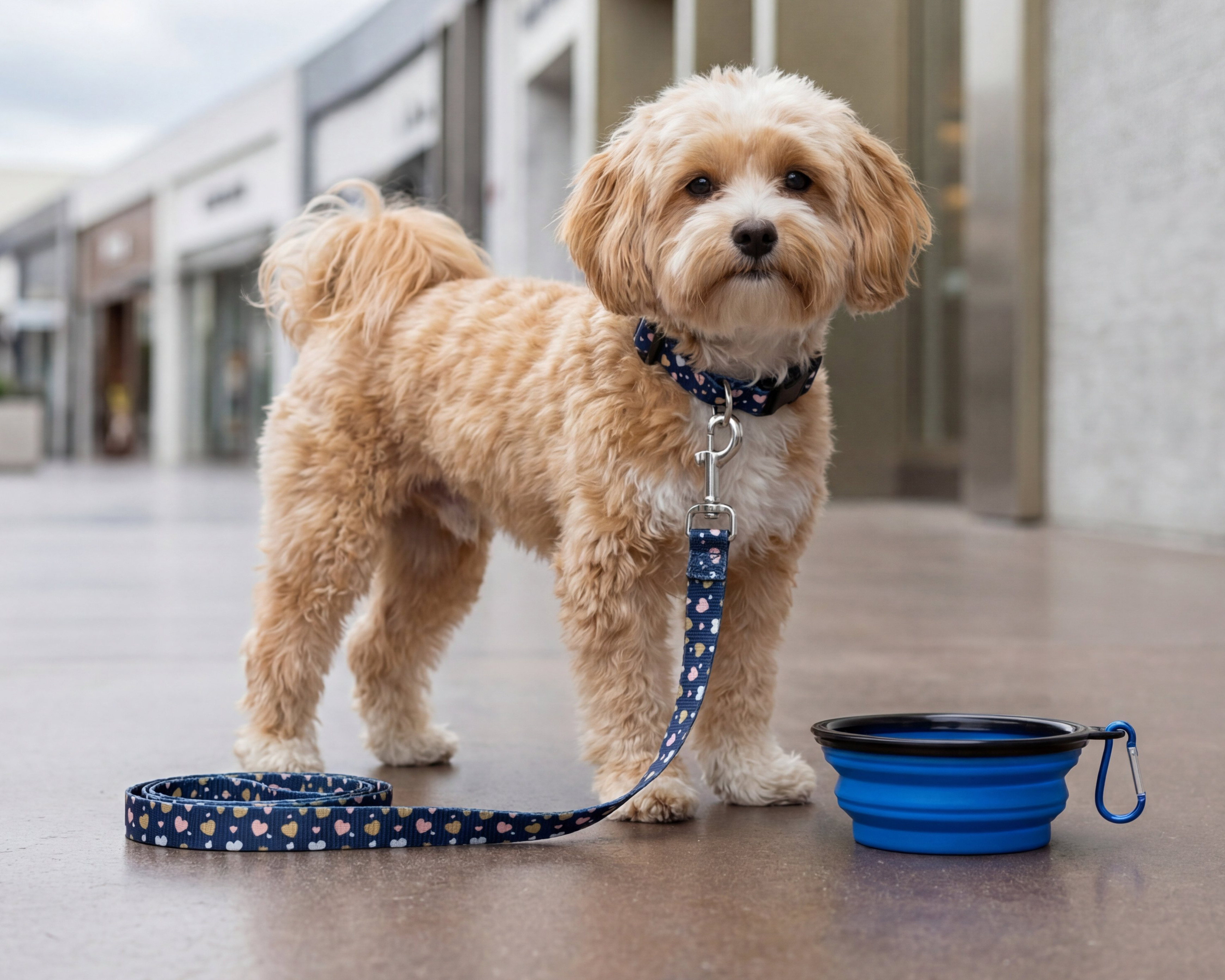 Foto 6 pulgar | Foto 5 | Collar con Correa y Plato Portátil Huppy para Perro