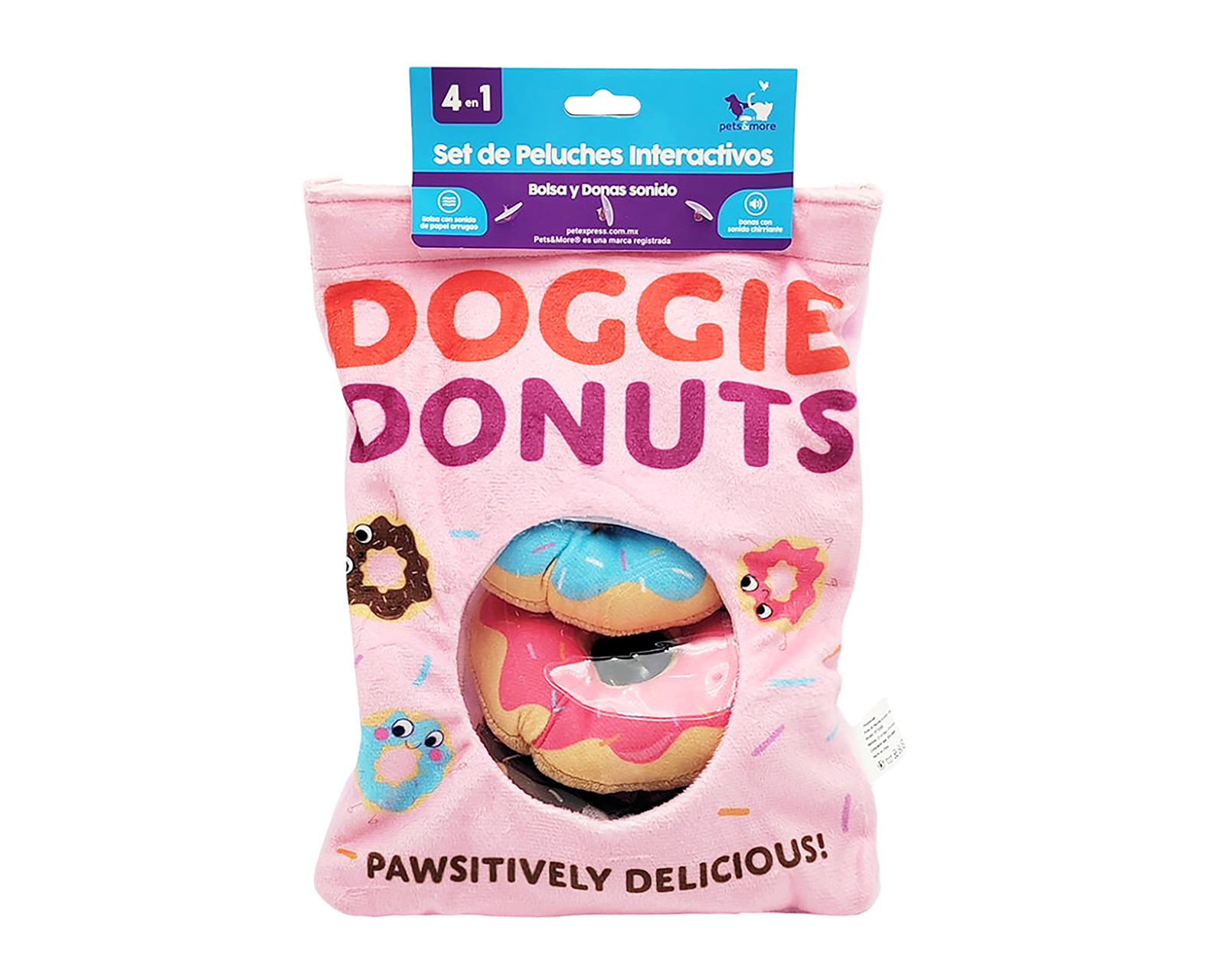 Juguete para Perro Pets & More Doggie Donuts 4 Piezas
