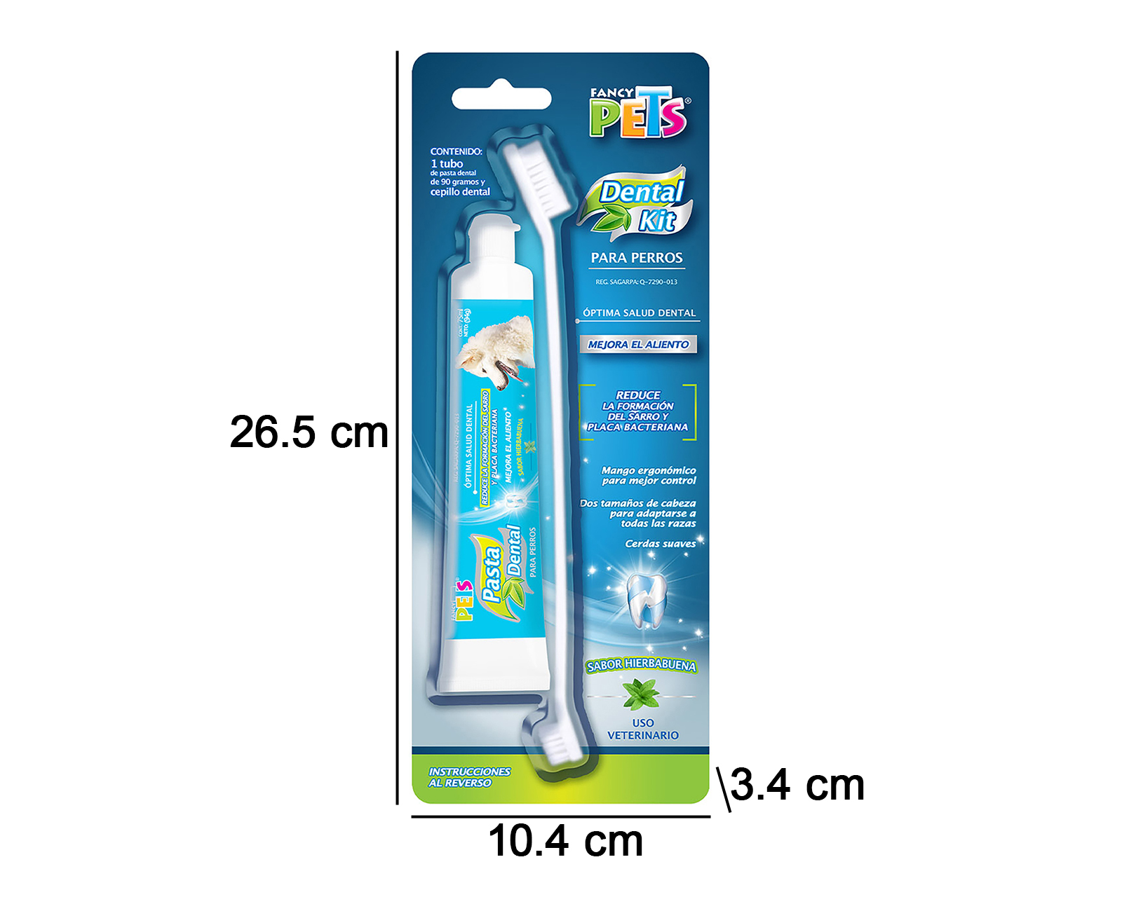 Foto 5 pulgar | Foto 4 | Kit Dental para Perro Fancy Pets 75 ml