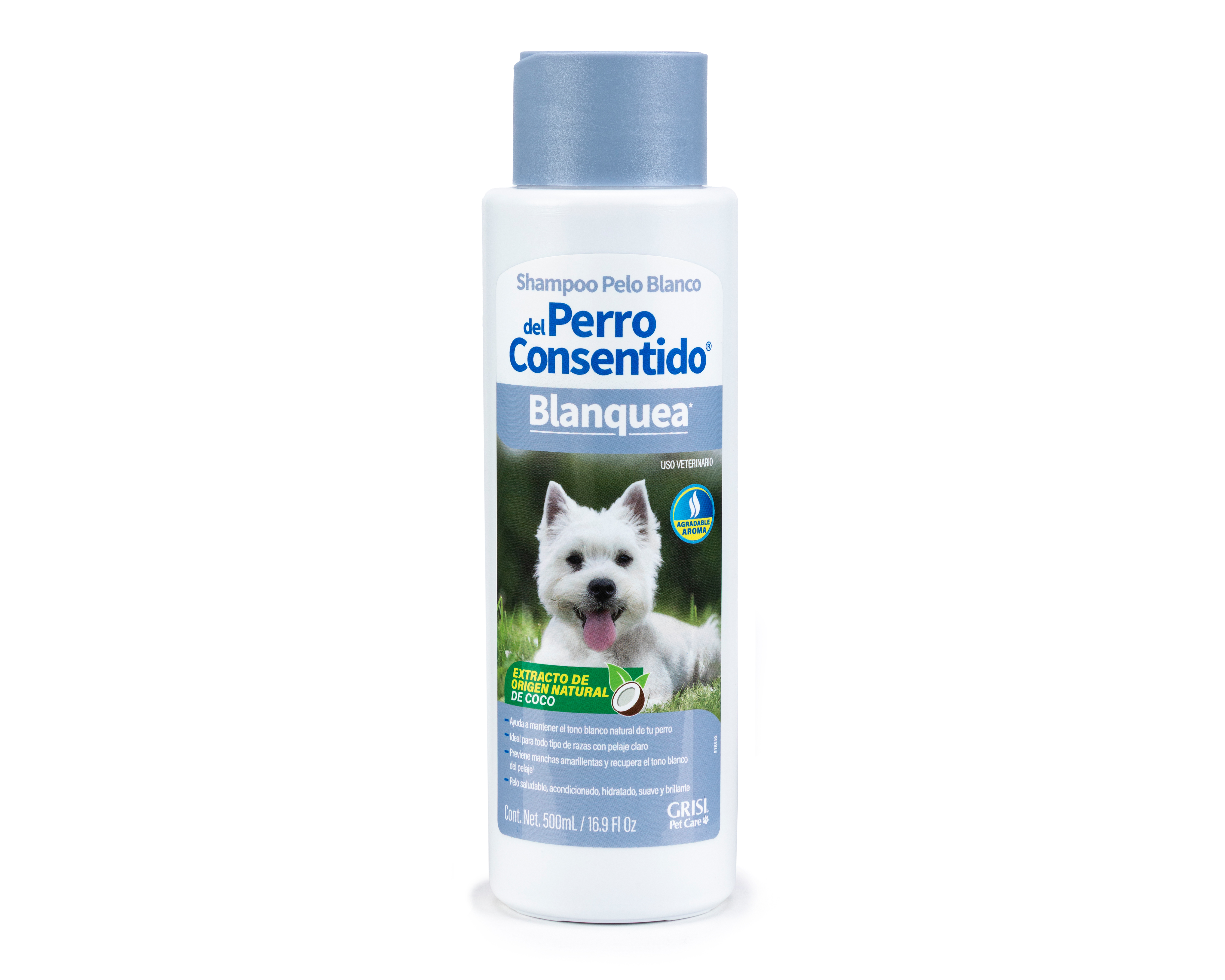Shampoo para Perros Del Perro Consentido Pelo Blanco 500 ml