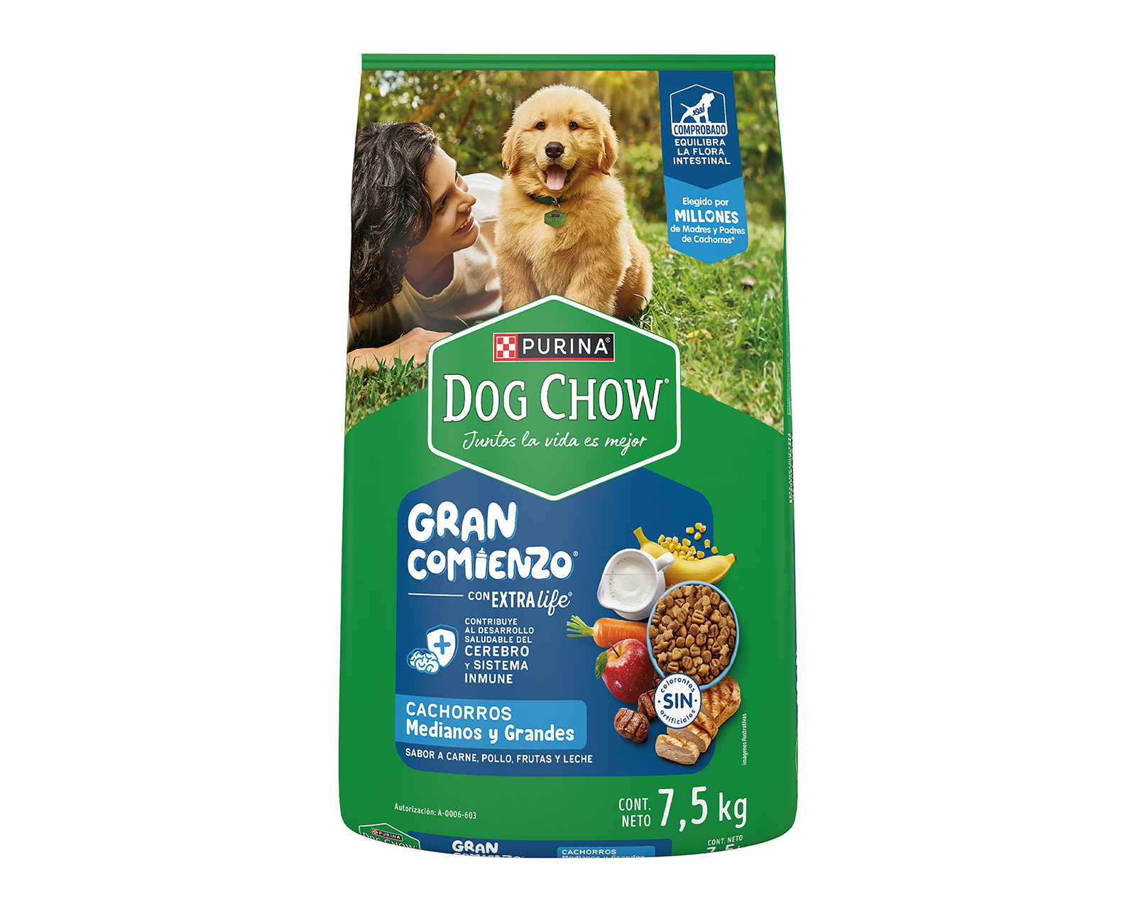 Alimento para Perro Dog Chow Raza Mediana y Grande 7.5 Kg