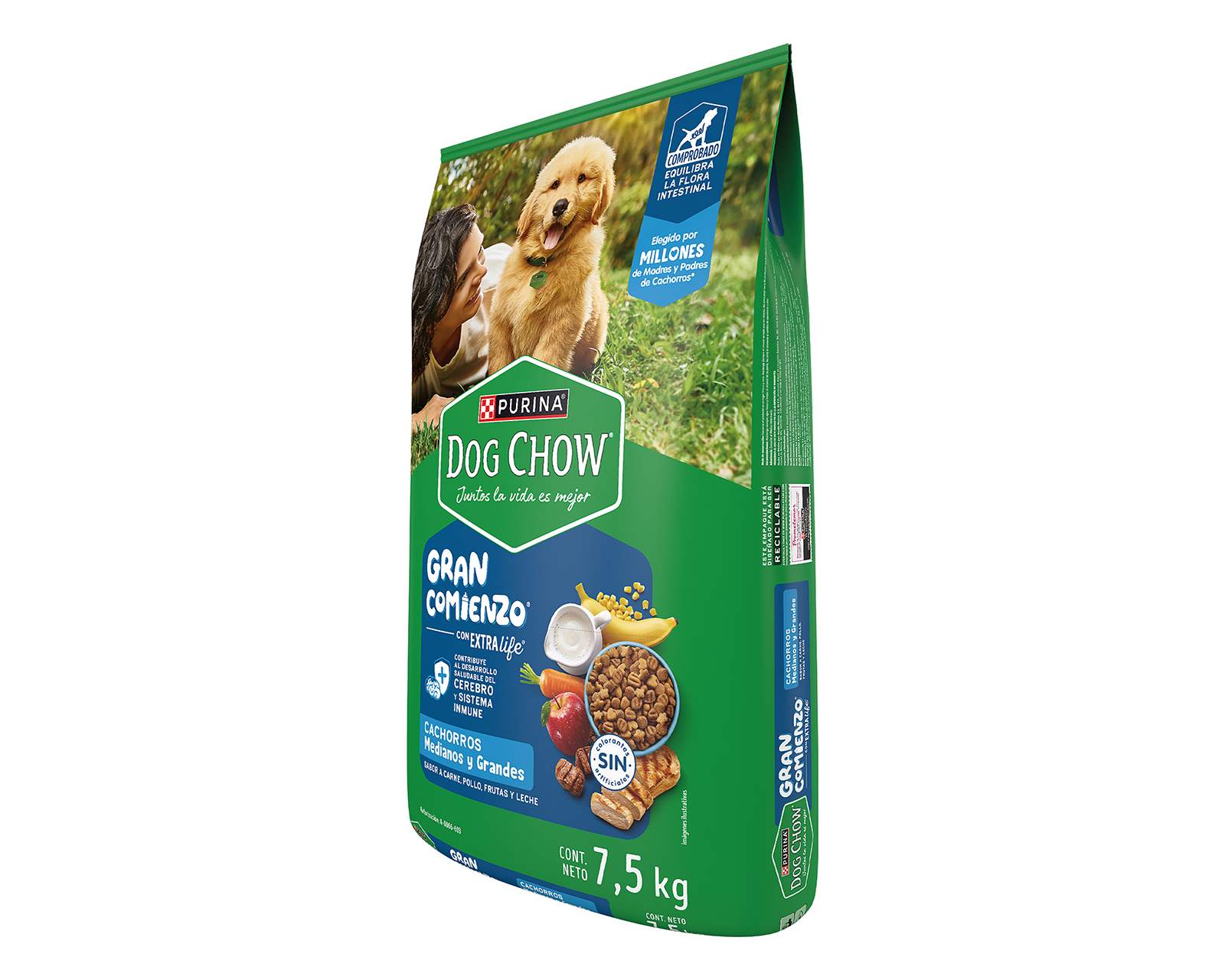 Foto 4 pulgar | Foto 3 | Alimento para Perro Dog Chow Raza Mediana y Grande 7.5 Kg