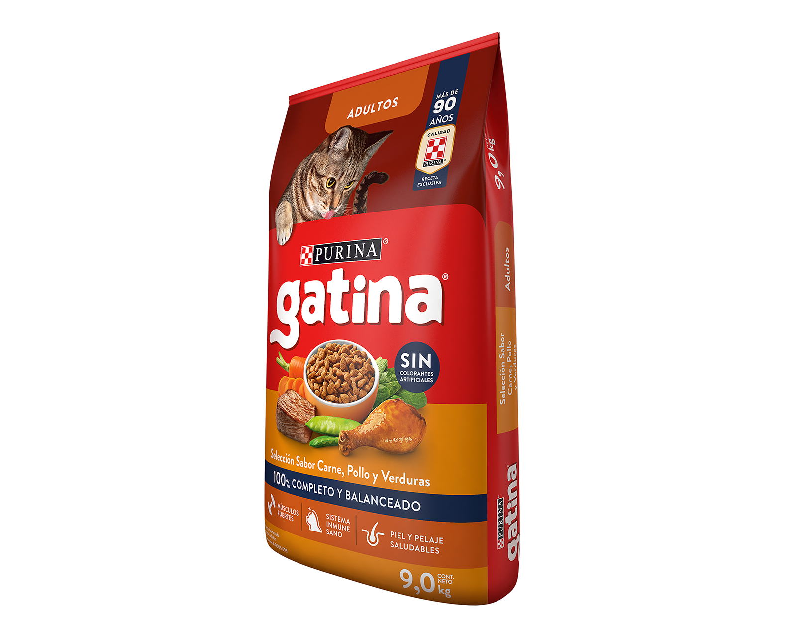 Foto 3 pulgar | Foto 2 | Alimento para Gato Purina Gatina Adulto 9 kg