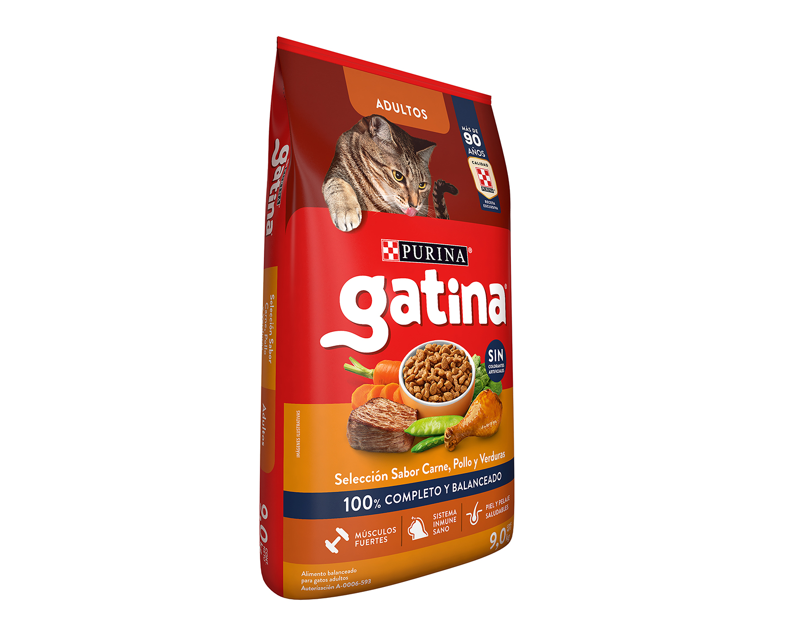 Foto 4 pulgar | Foto 3 | Alimento para Gato Purina Gatina Adulto 9 kg