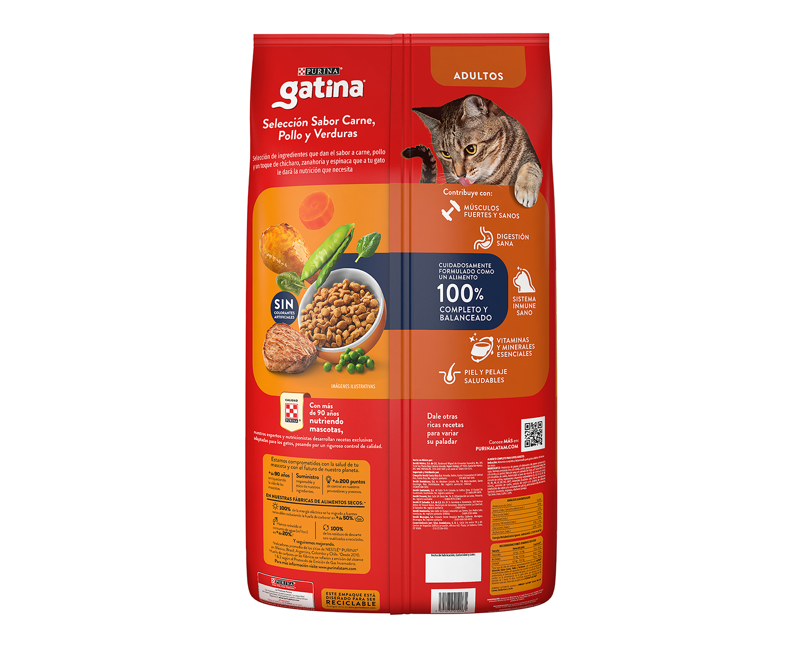 Foto 5 pulgar | Foto 4 | Alimento para Gato Purina Gatina Adulto 9 kg