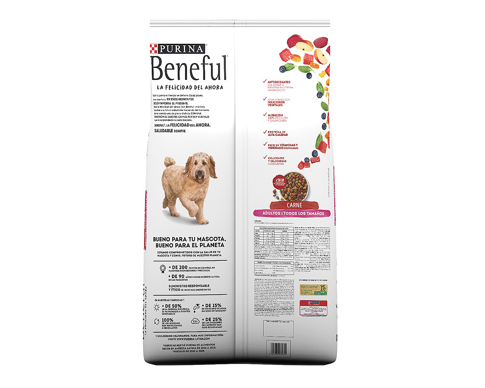 Foto 3 pulgar | Foto 2 | Alimento para Perro Beneful Adultos 10 kg