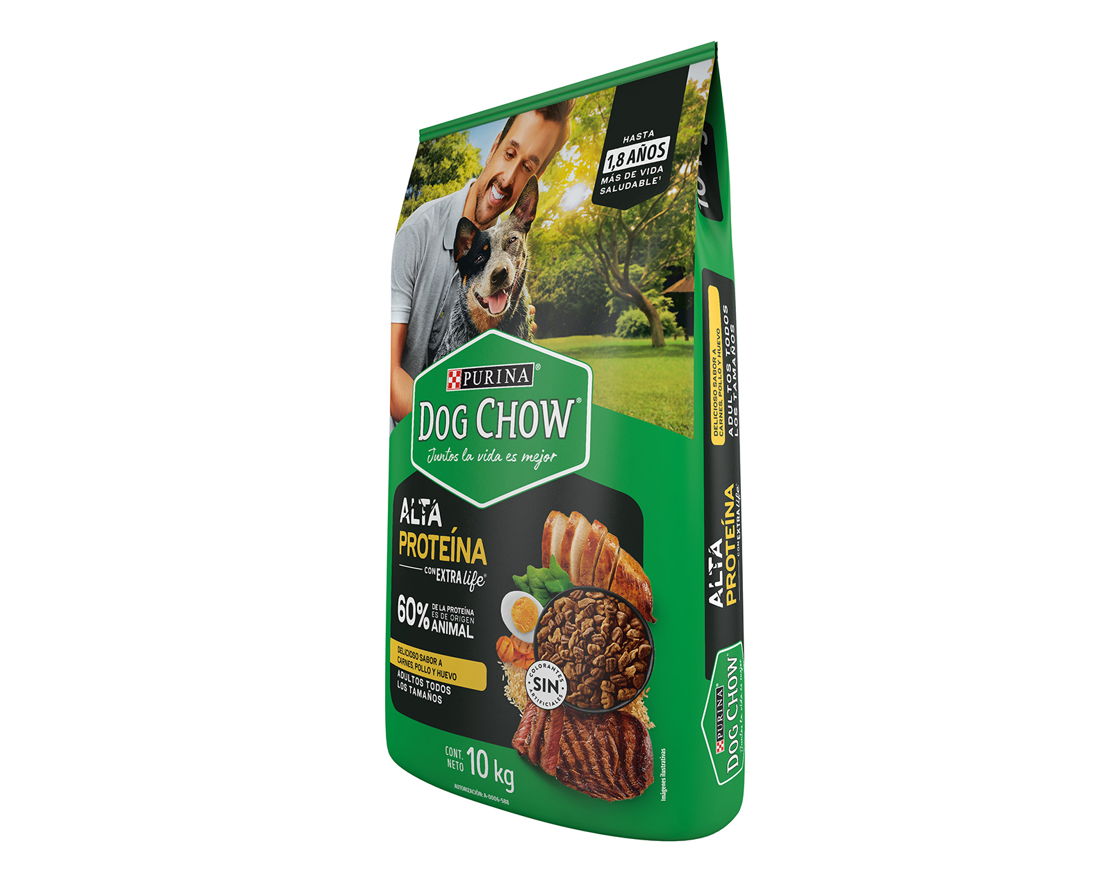 Foto 4 pulgar | Foto 3 | Alimento para Perro Purina Dog Chow Adulto 10 kg