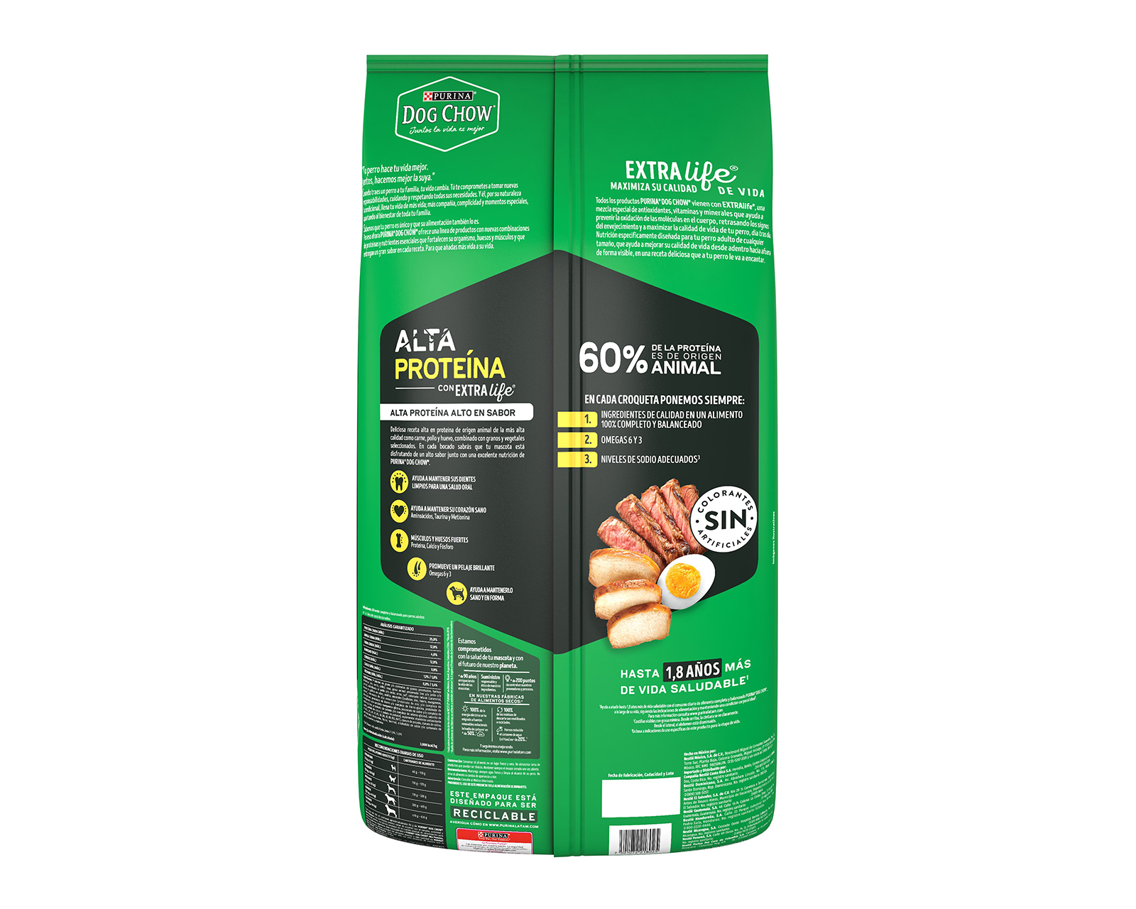 Foto 5 pulgar | Foto 4 | Alimento para Perro Purina Dog Chow Adulto 10 kg