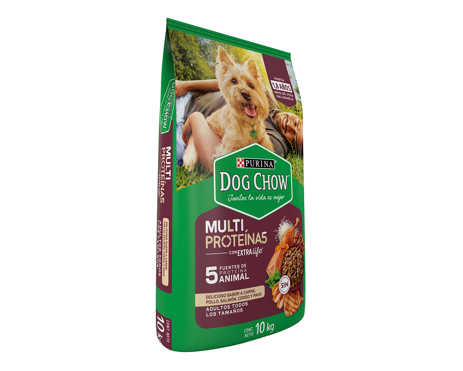 Foto 3 pulgar | Foto 2 | Alimento para Perro Purina Dog Chow Adulto 10 kg