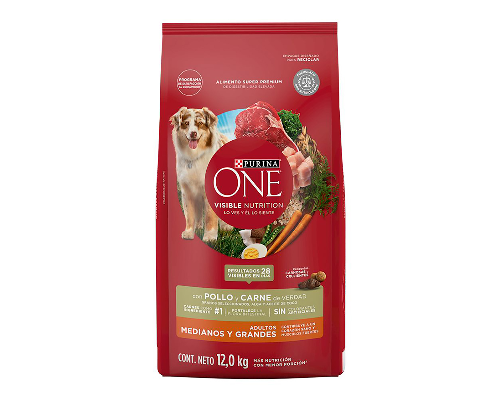 Alimento para Perro Purina One Dog Adulto 12 kg