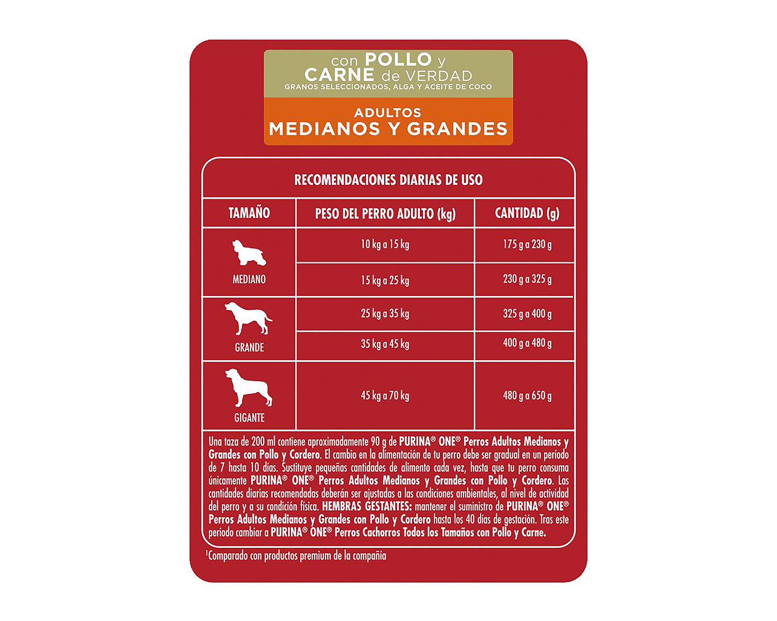 Foto 5 pulgar | Foto 4 | Alimento para Perro Purina One Dog Adulto 12 kg