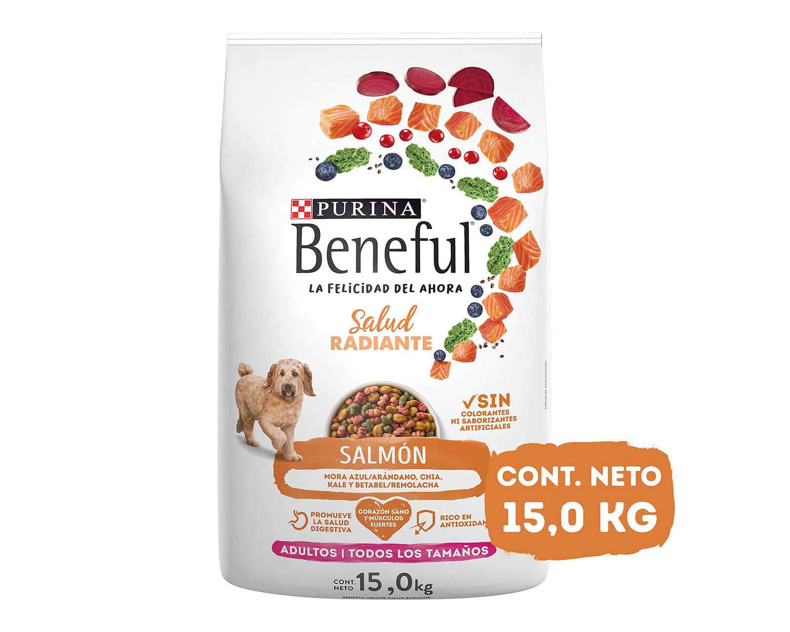 Foto 2 pulgar | Foto 1 | Alimento para Perro Beneful Adultos 15 kg