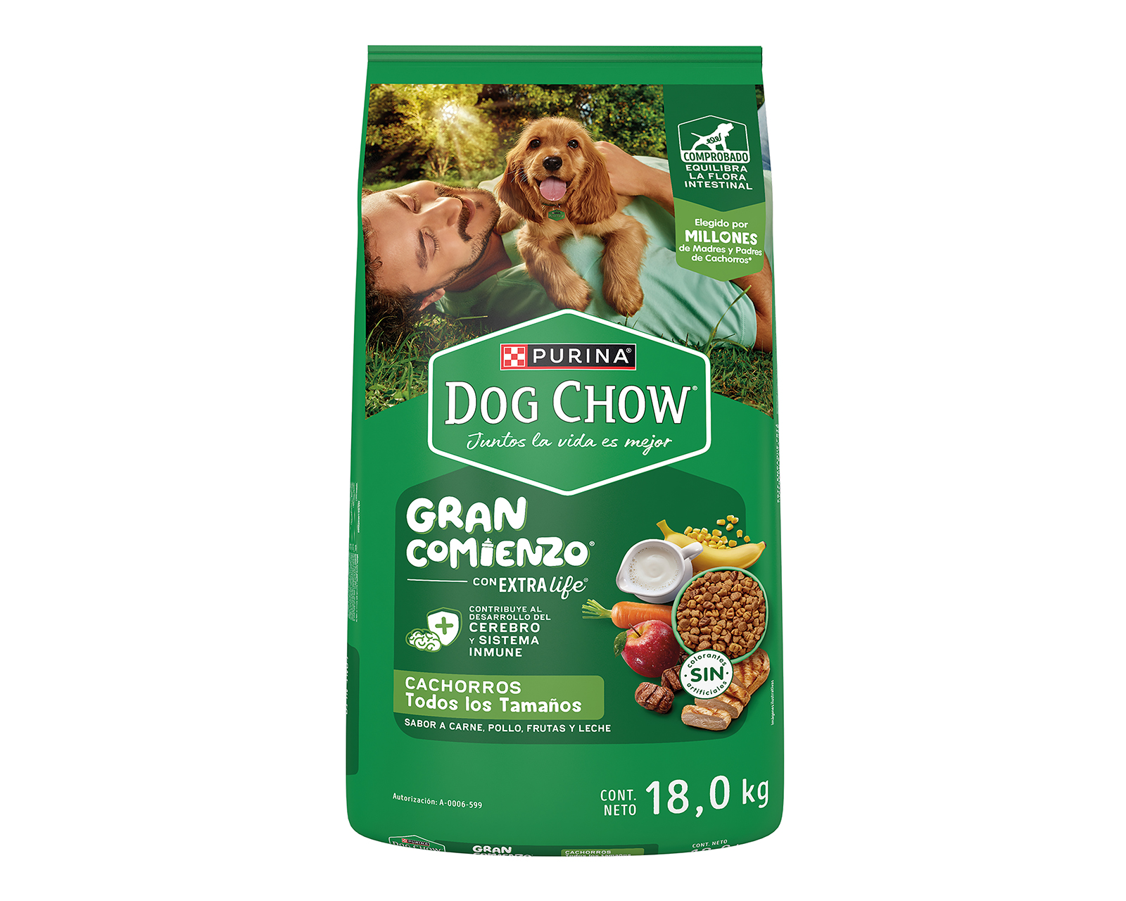 Foto 2 pulgar | Foto 1 | Alimento para Perro Purina Dog Chow Cachorro 18 Kg