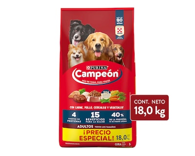 Foto 1 | Foto 1 | Alimento para Perro Purina Campeón Adulto 18 Kg
