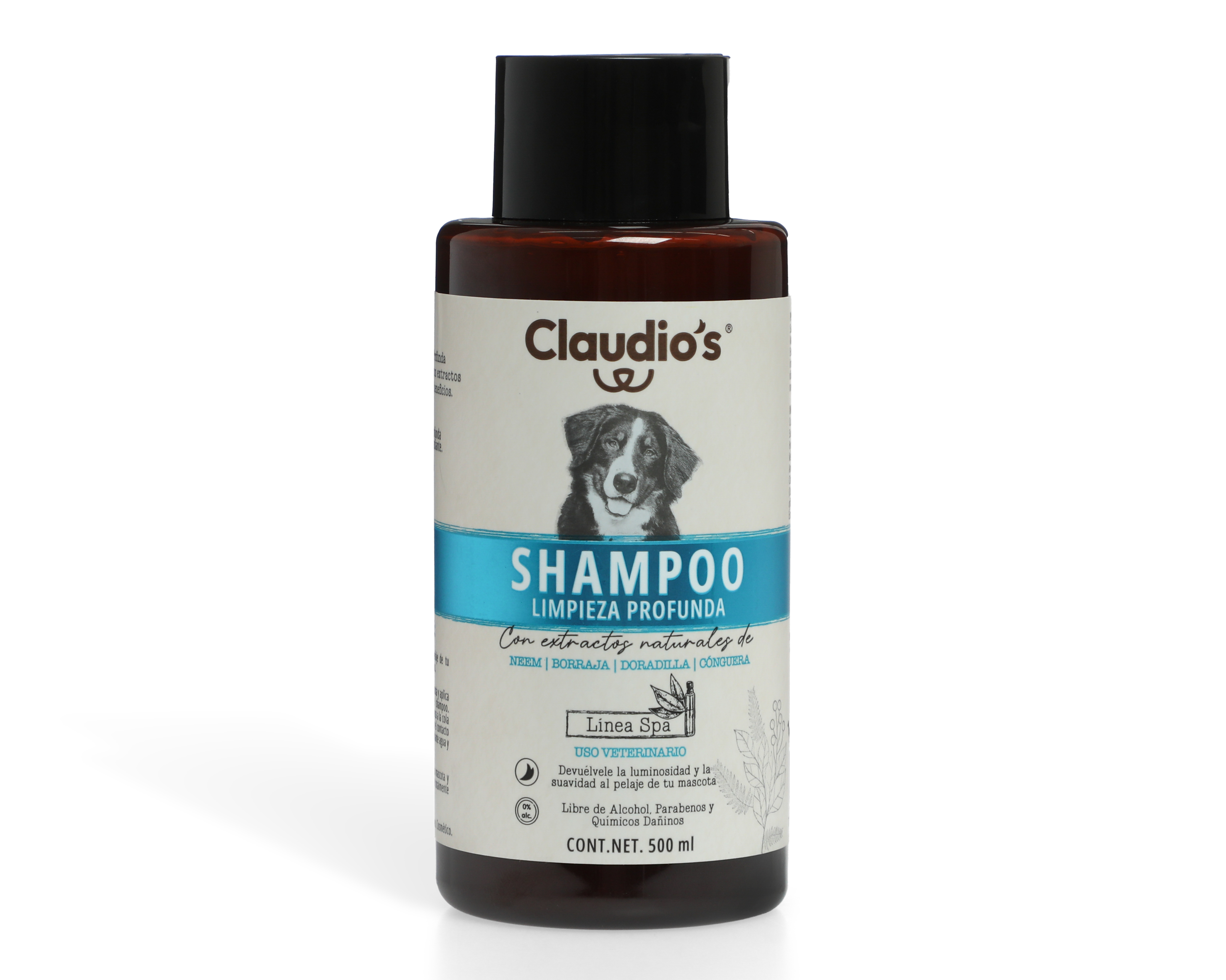 Shampoo para Perros Claudio's Limpieza Profunda 500 ml