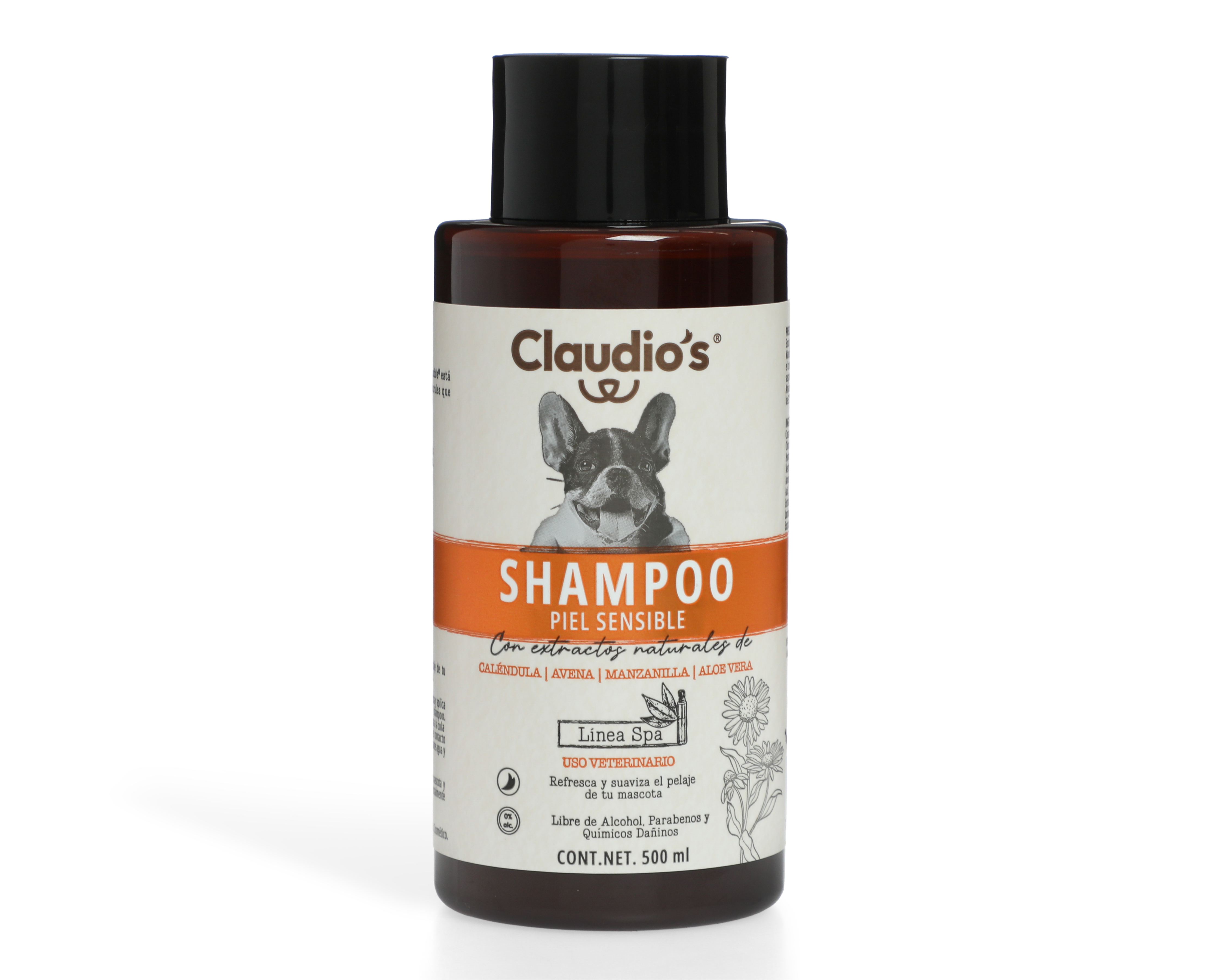 Shampoo para Perro Claudio's para Piel Sensible 500 ml