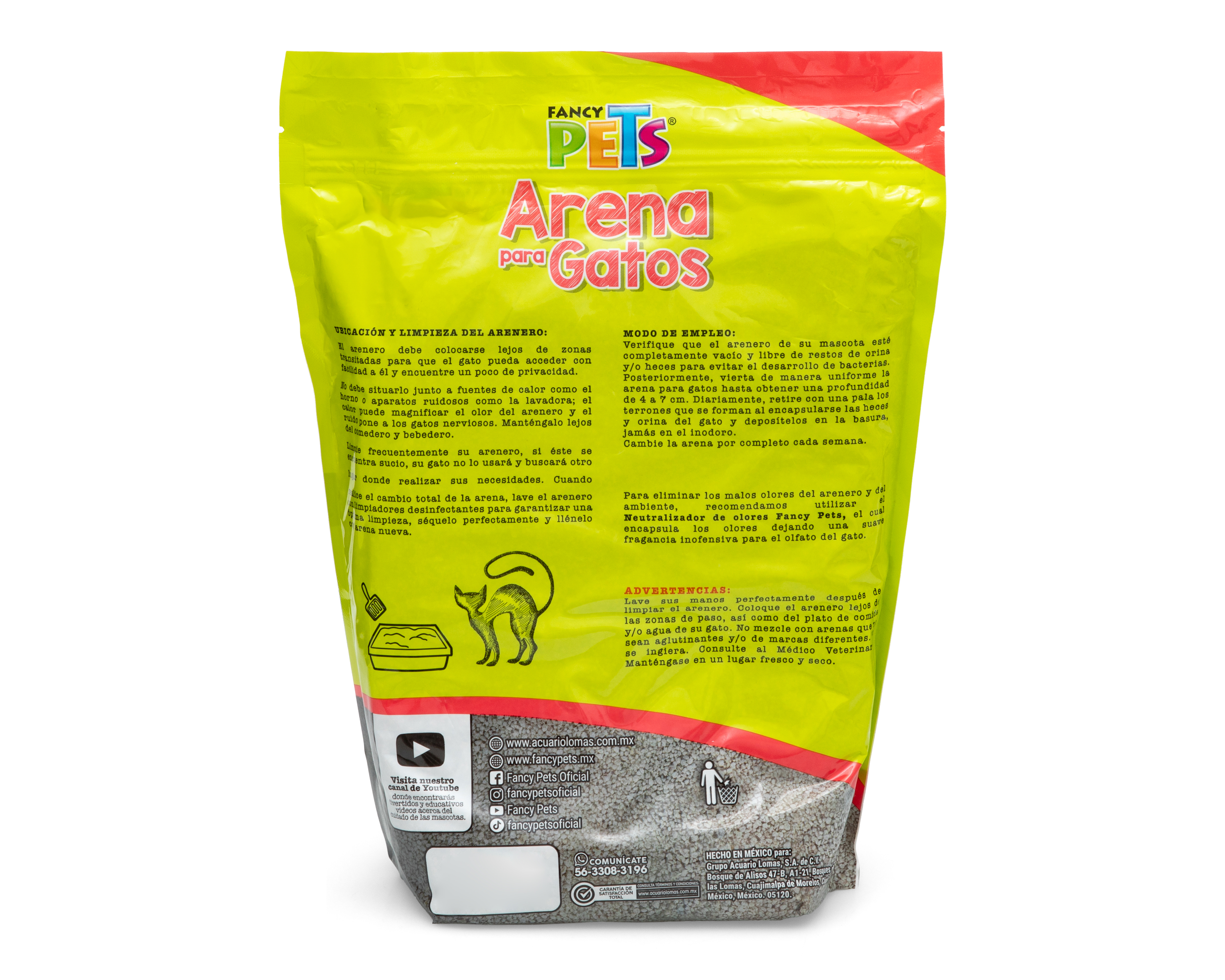 Foto 2 | Foto 2 | Arena para Gato Fancy Pets 3 kg