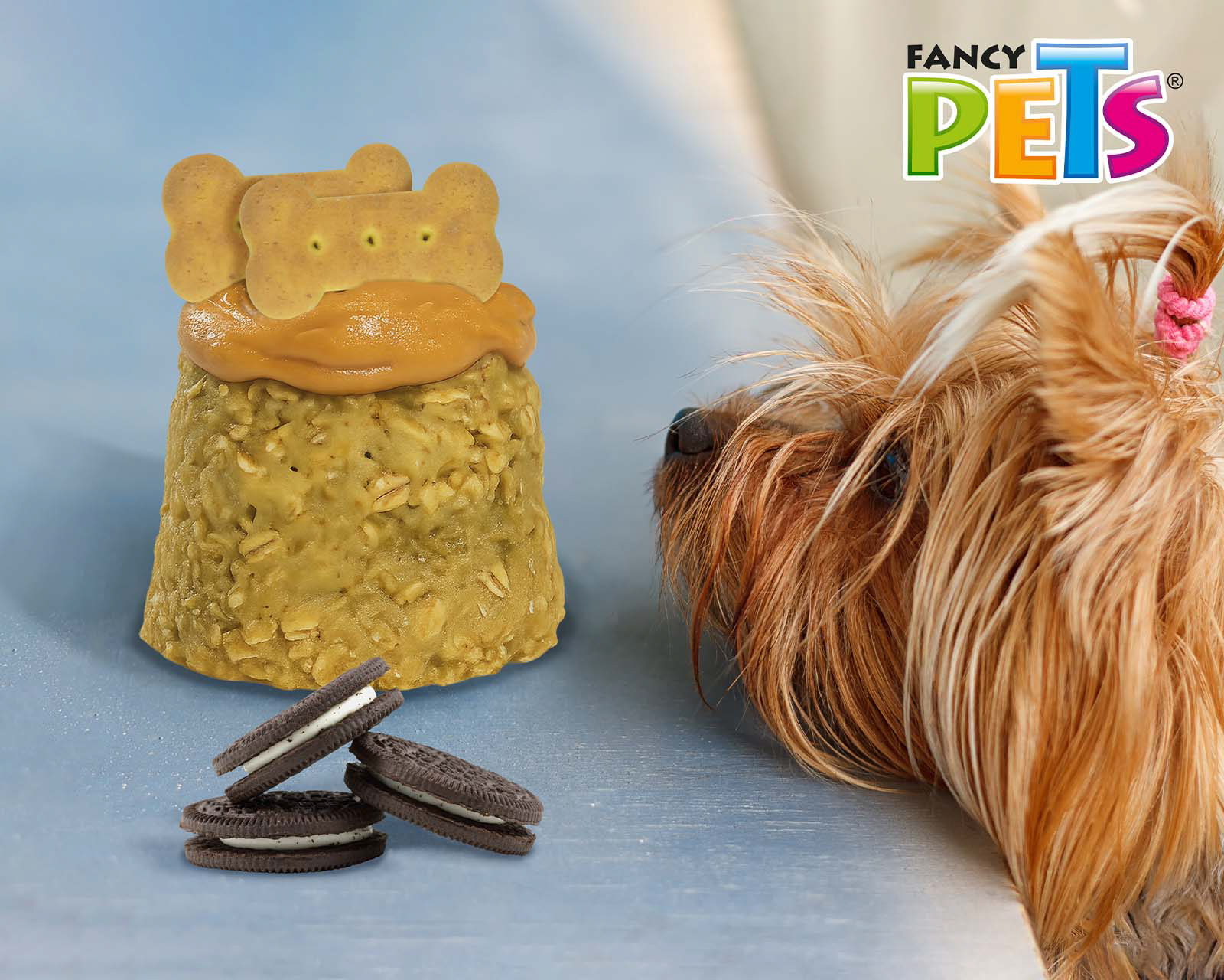 Foto 5 pulgar | Foto 4 | Mezcla para Pastel Cookies and Cream para Mascotas Fancy Pets 100 g