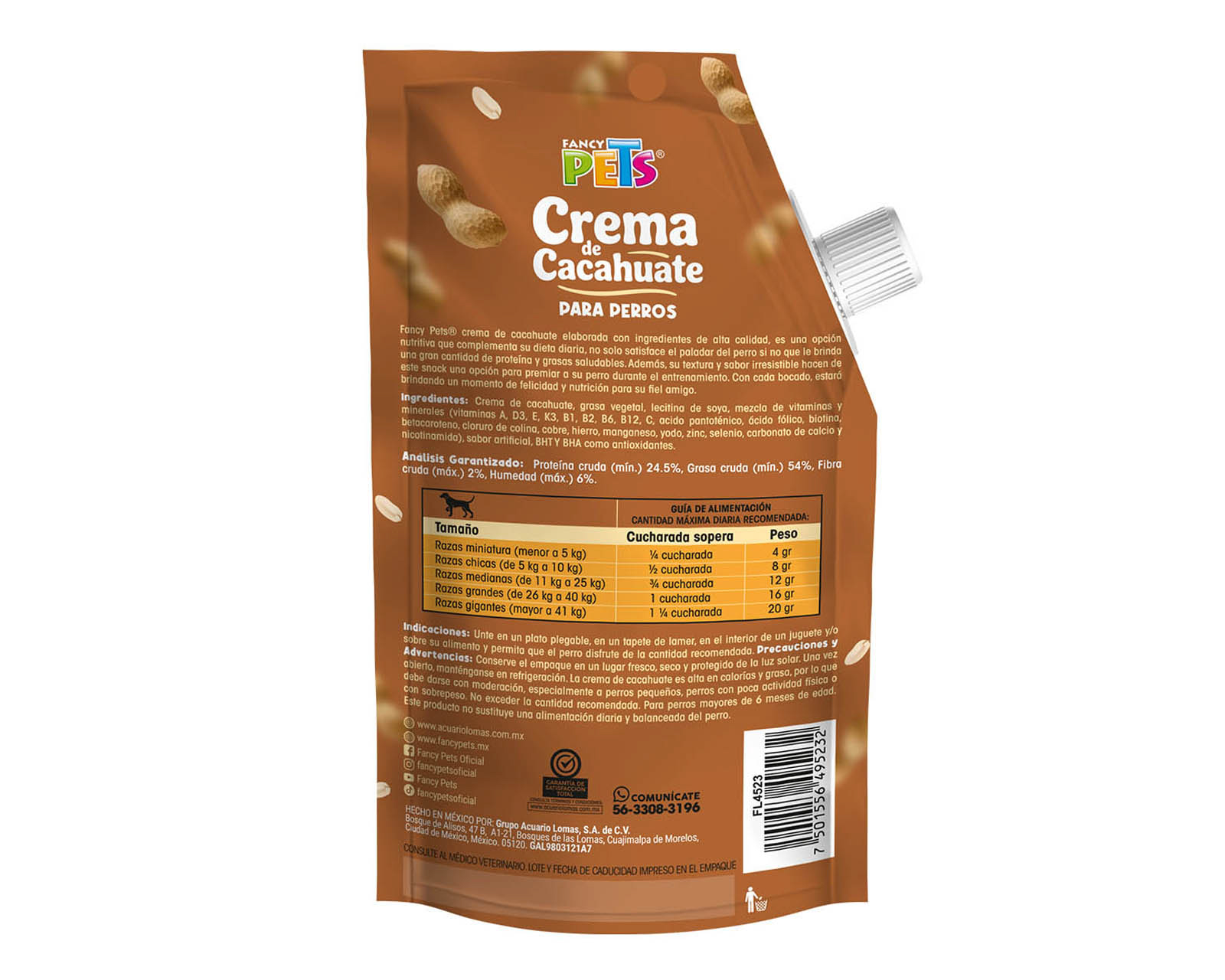 Foto 2 | Foto 2 | Crema de Cacahuate para Perros Fancy Pets 100 g