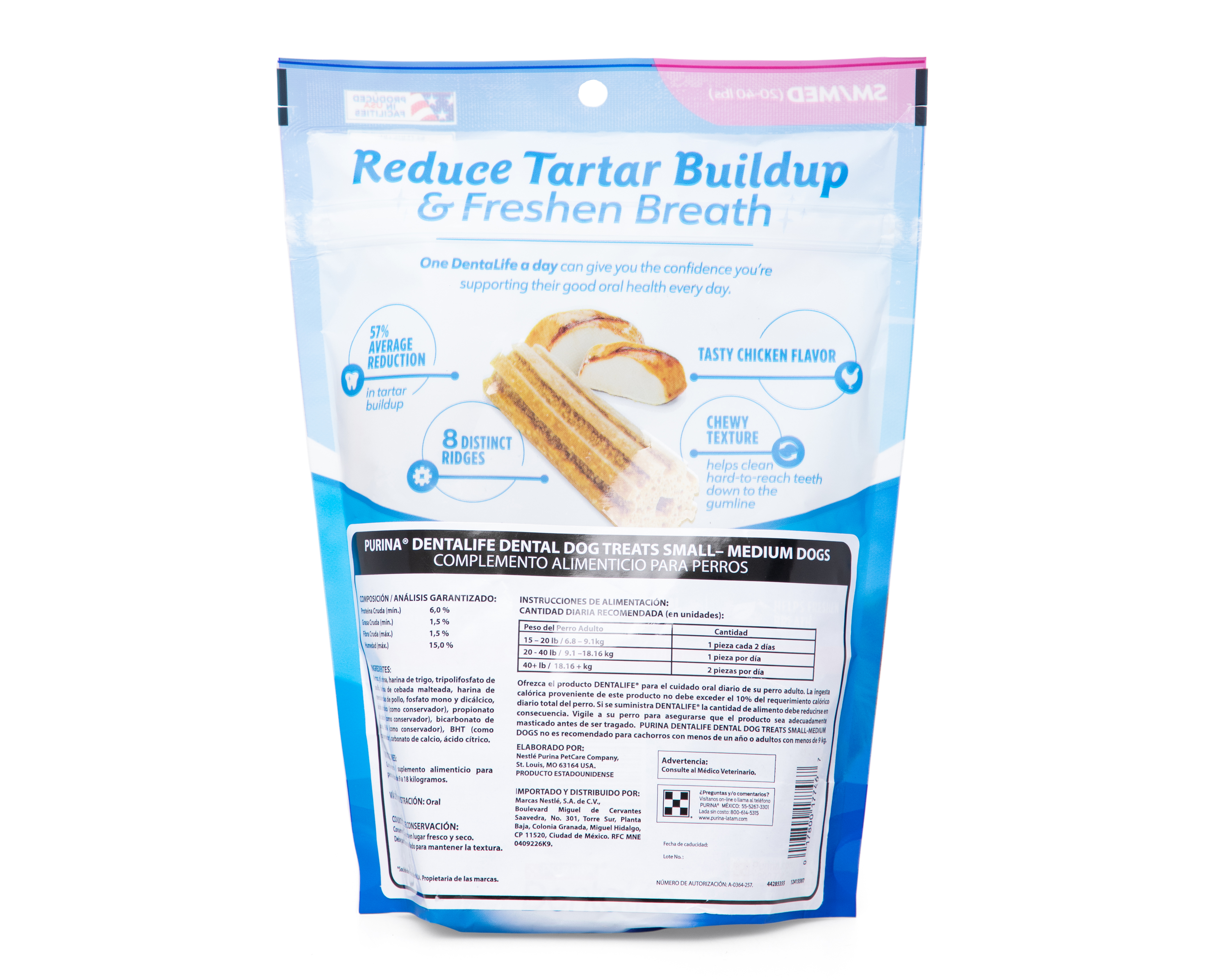 Foto 3 | Foto 3 | Alimento para Perro Dentalife Raza Chica/Mediana 198 g