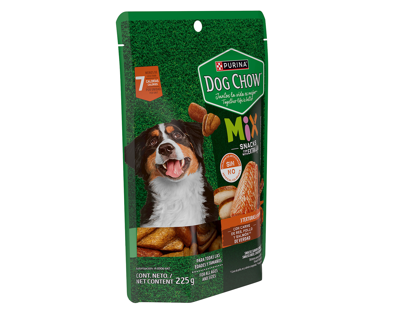 Foto 2 | Foto 2 | Snacks para Perro Purina Dog Chow Adulto y Cachorro 225 g