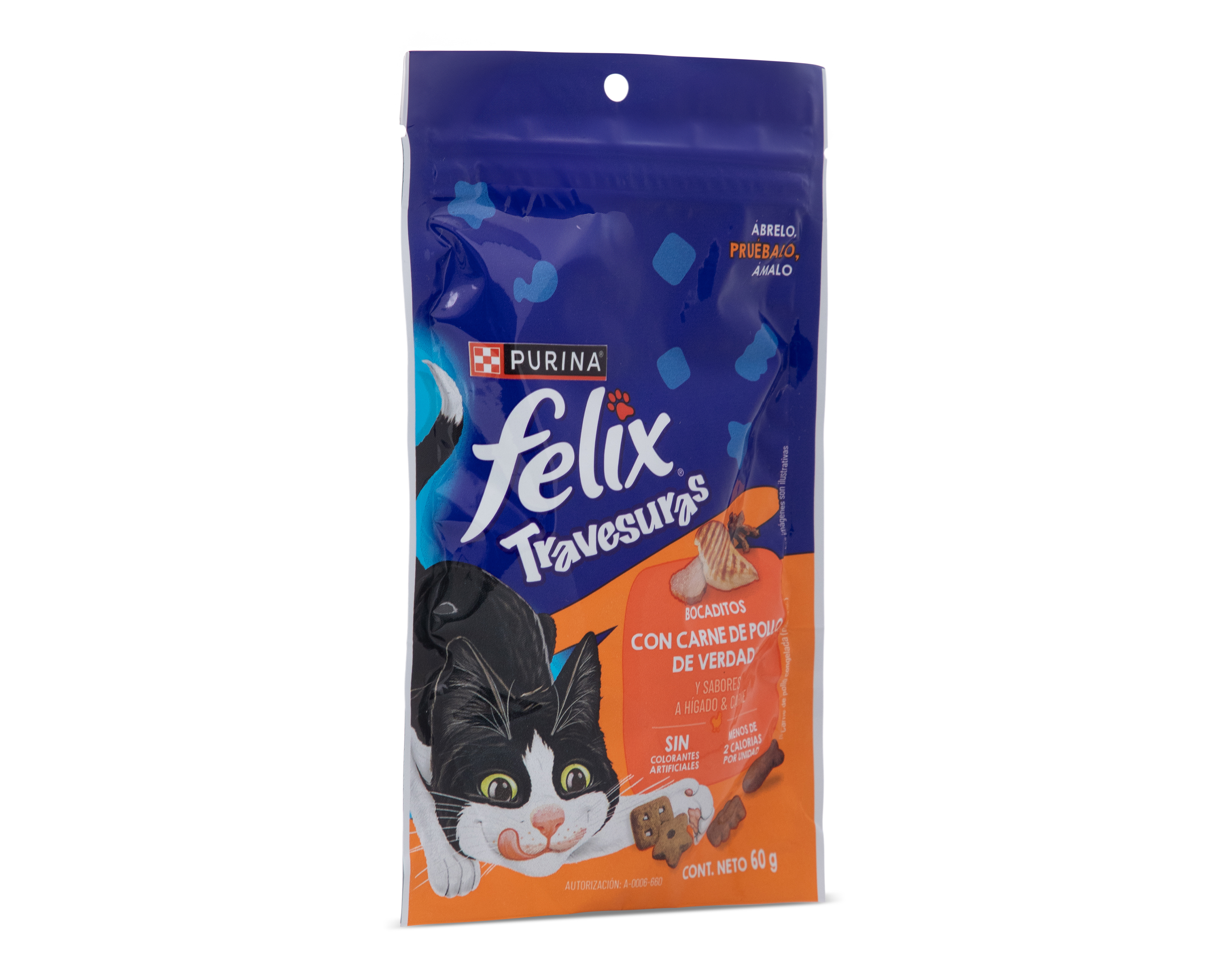 Foto 3 pulgar | Foto 2 | Alimento para Gato Felix 60 g