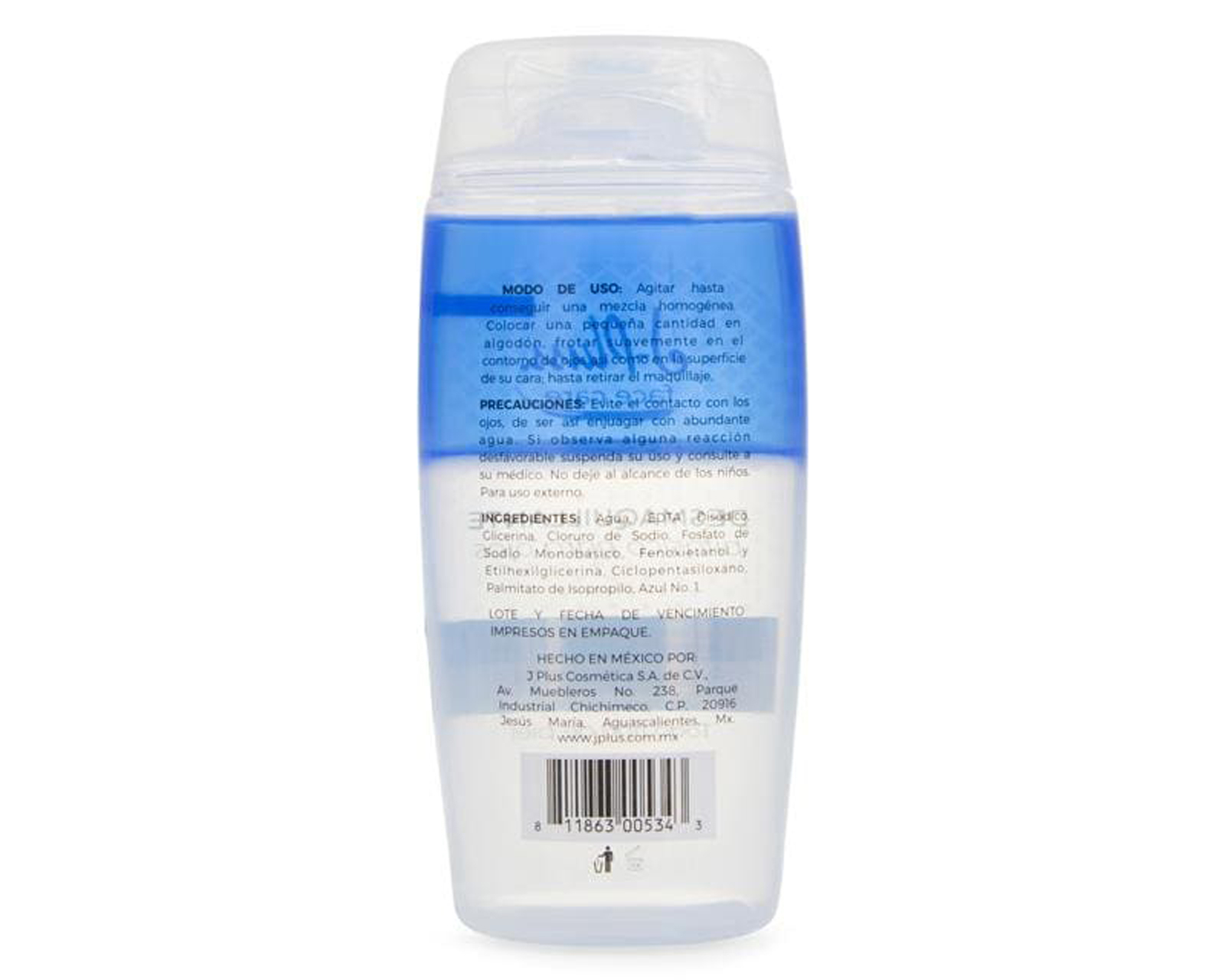 Foto 2 | Foto 2 | Desmaquillante Bifásico para Ojos J-Pluss 200 ml