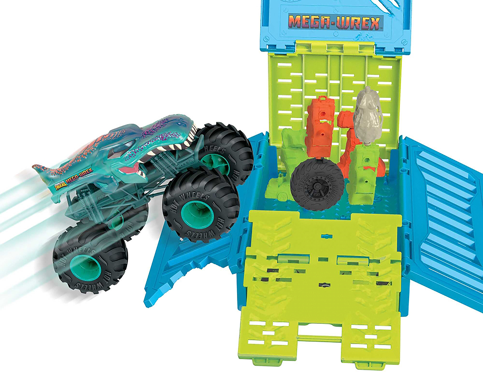 Foto 6 pulgar | Foto 5 | Pista de Carreras Hot Wheels Mega-Wrex