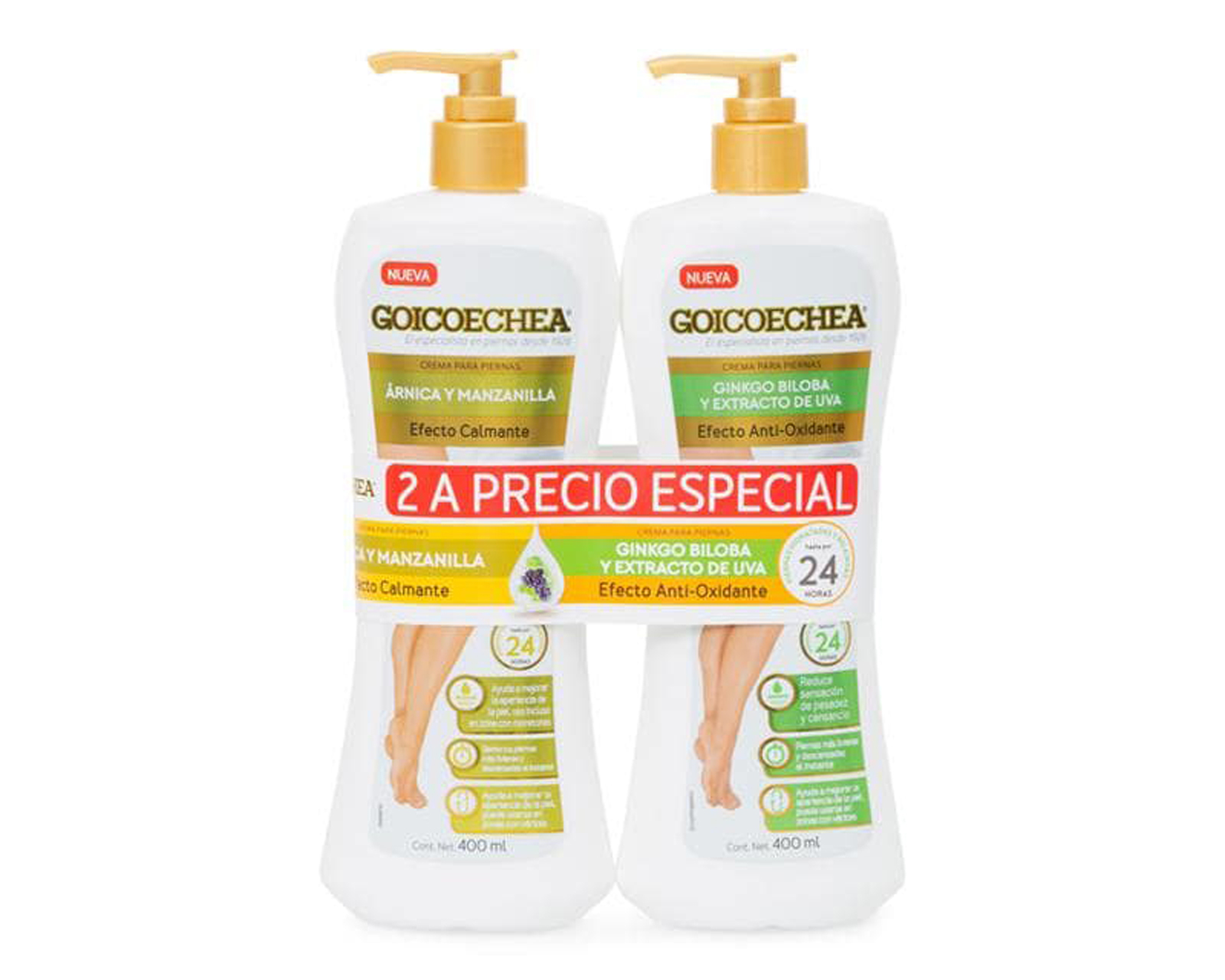 Foto 2 pulgar | Foto 1 | Set Goicoechea Efecto Antioxidante 400 ml c/u