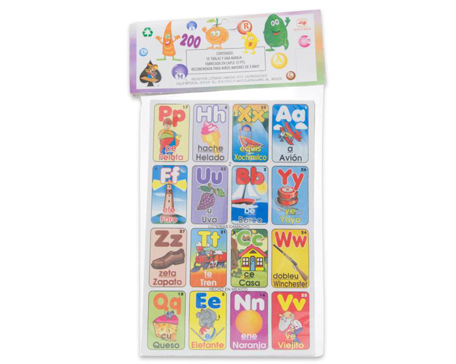 Foto 3 pulgar | Foto 2 | Lotería Didáctica de Abecedario