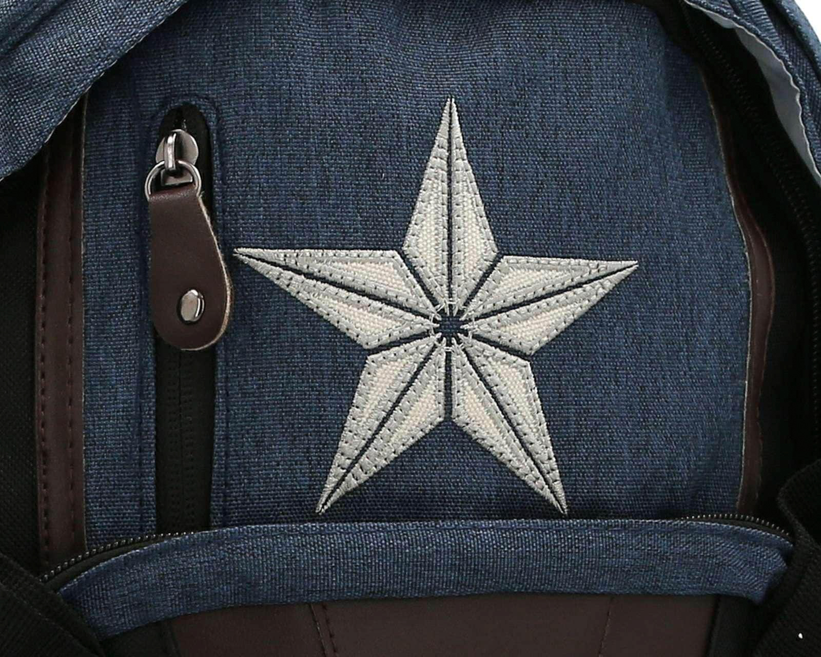 Foto 7 pulgar | Foto 6 | Mochila Marvel Capitán América Azul
