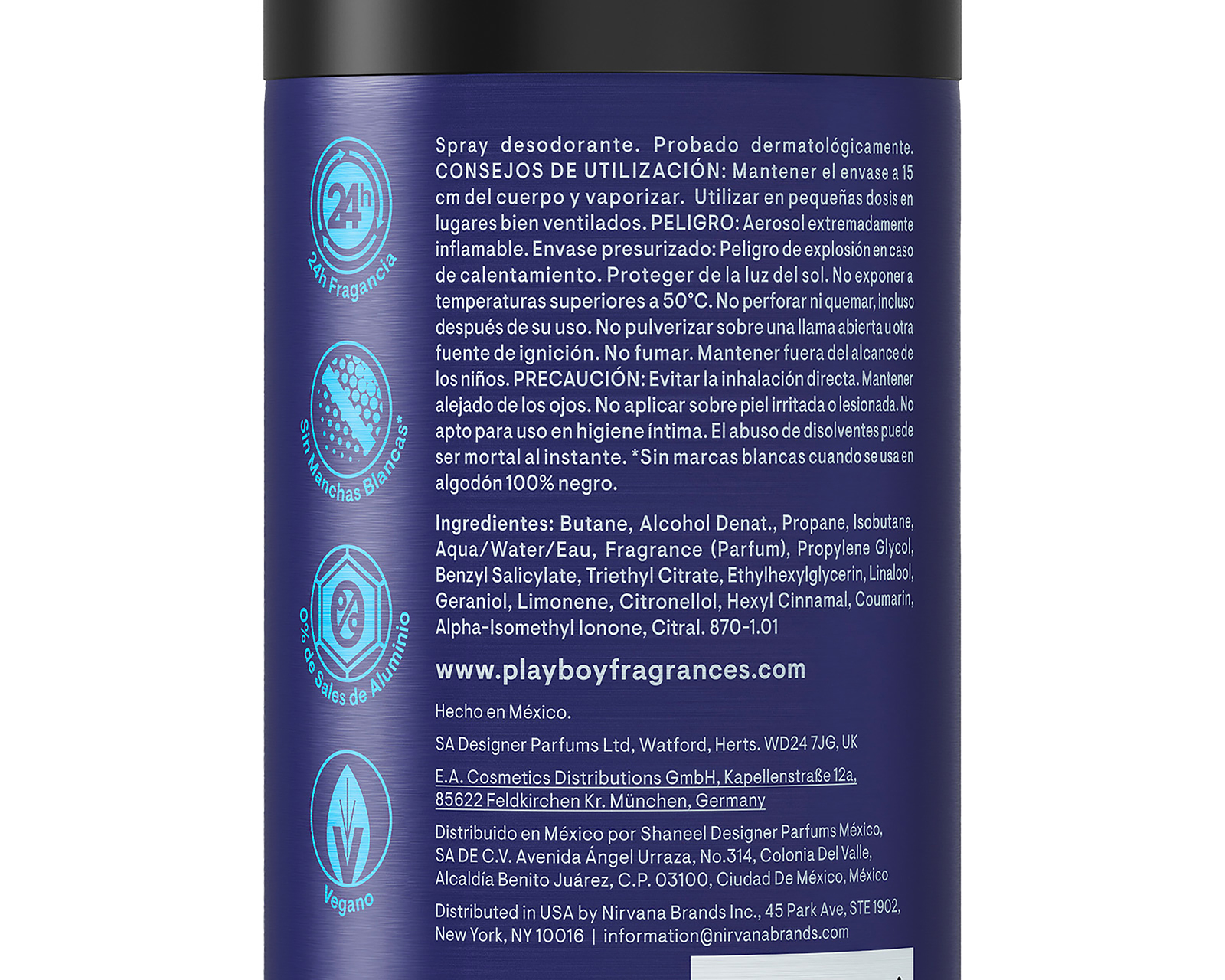 Foto 5 pulgar | Foto 4 | Desodorante Playboy en Aerosol Generation 150 ml