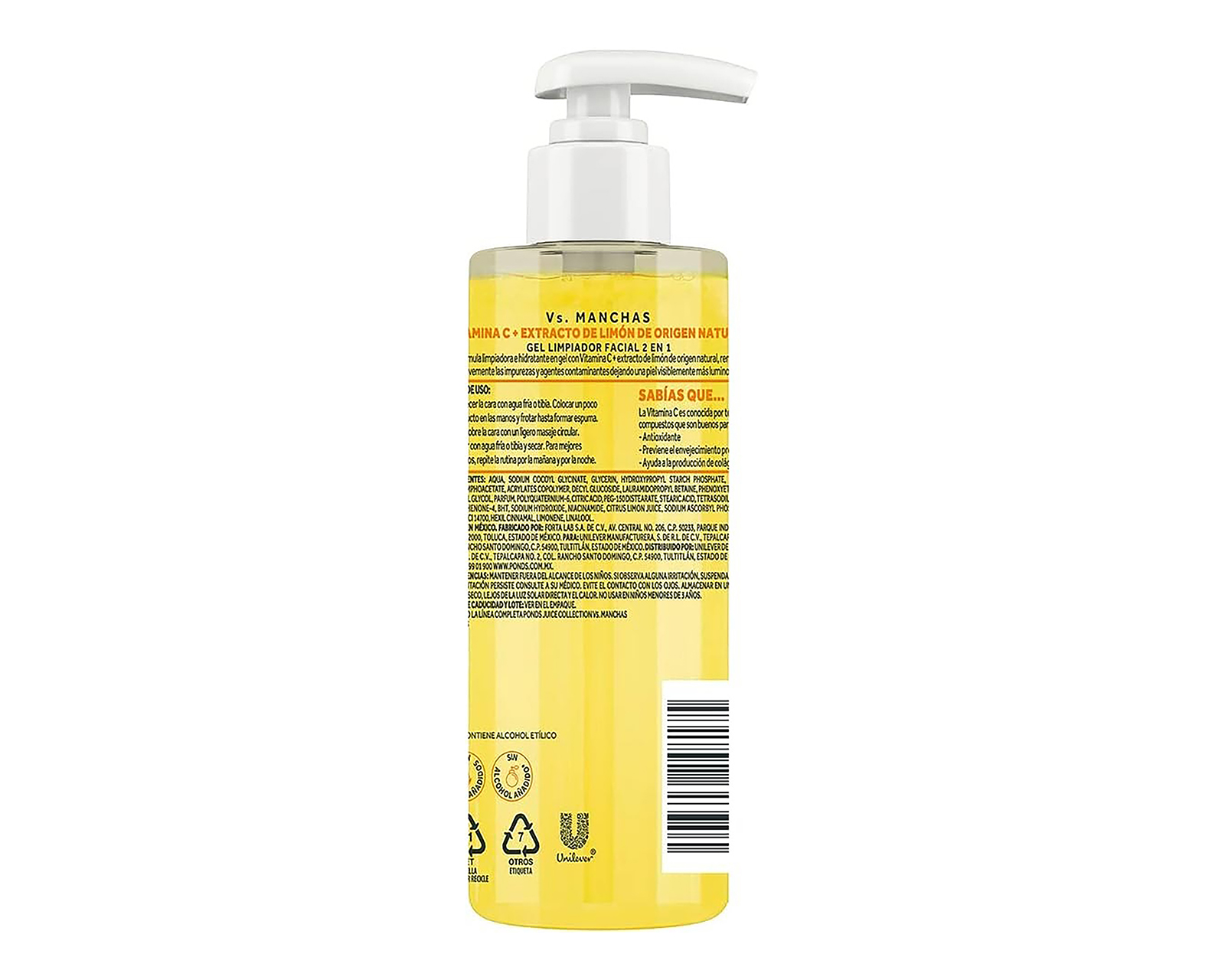 Foto 2 | Foto 2 | Gel Limpiador Facial Pond's Juice Collection Vs Manchas con Vitamina C 200 ml