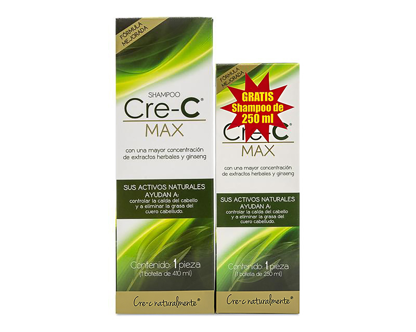 Shampoos Cre-C Max 2 Piezas