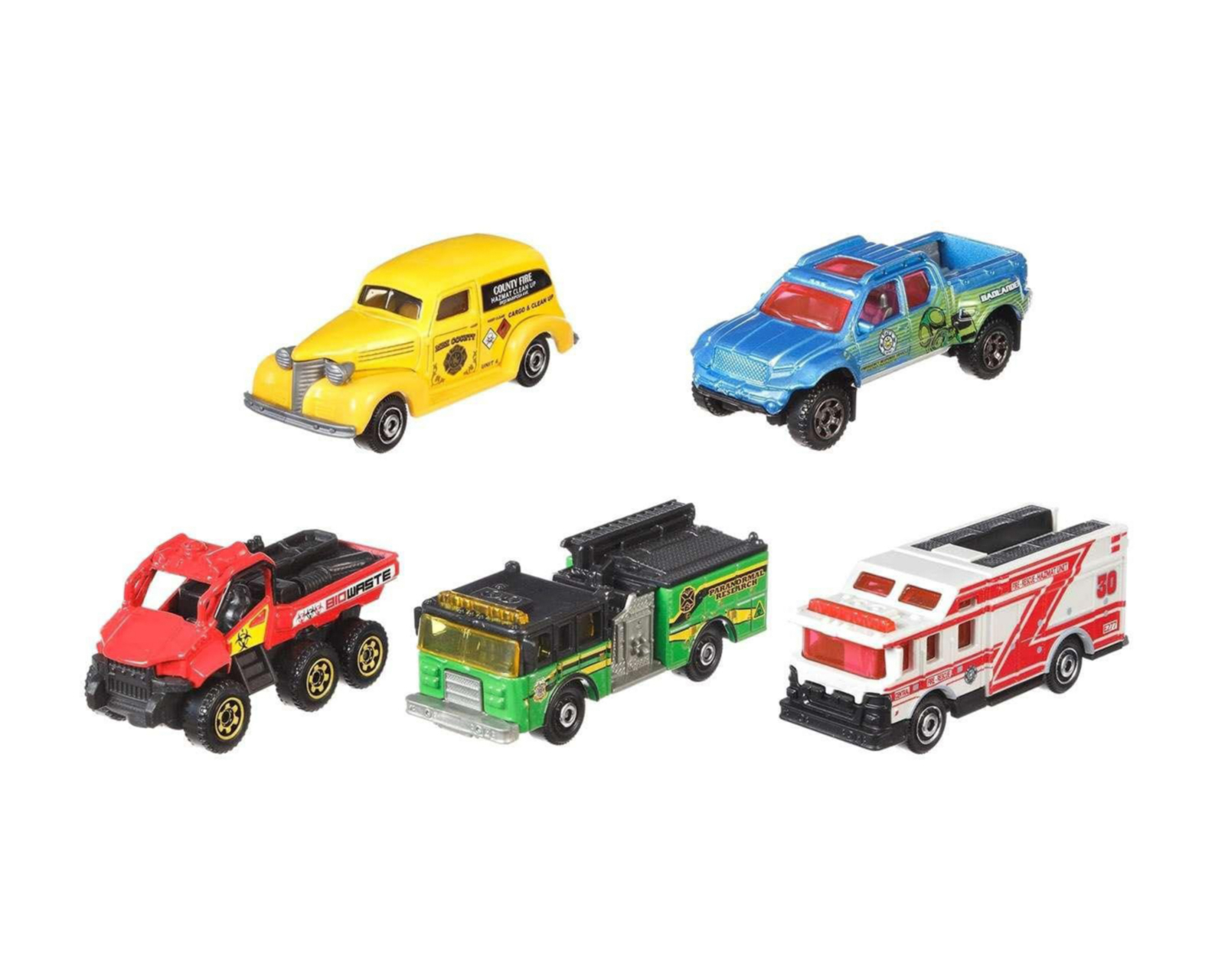 Foto 4 pulgar | Foto 3 | Carros de Construcción Matchbox 5 Piezas