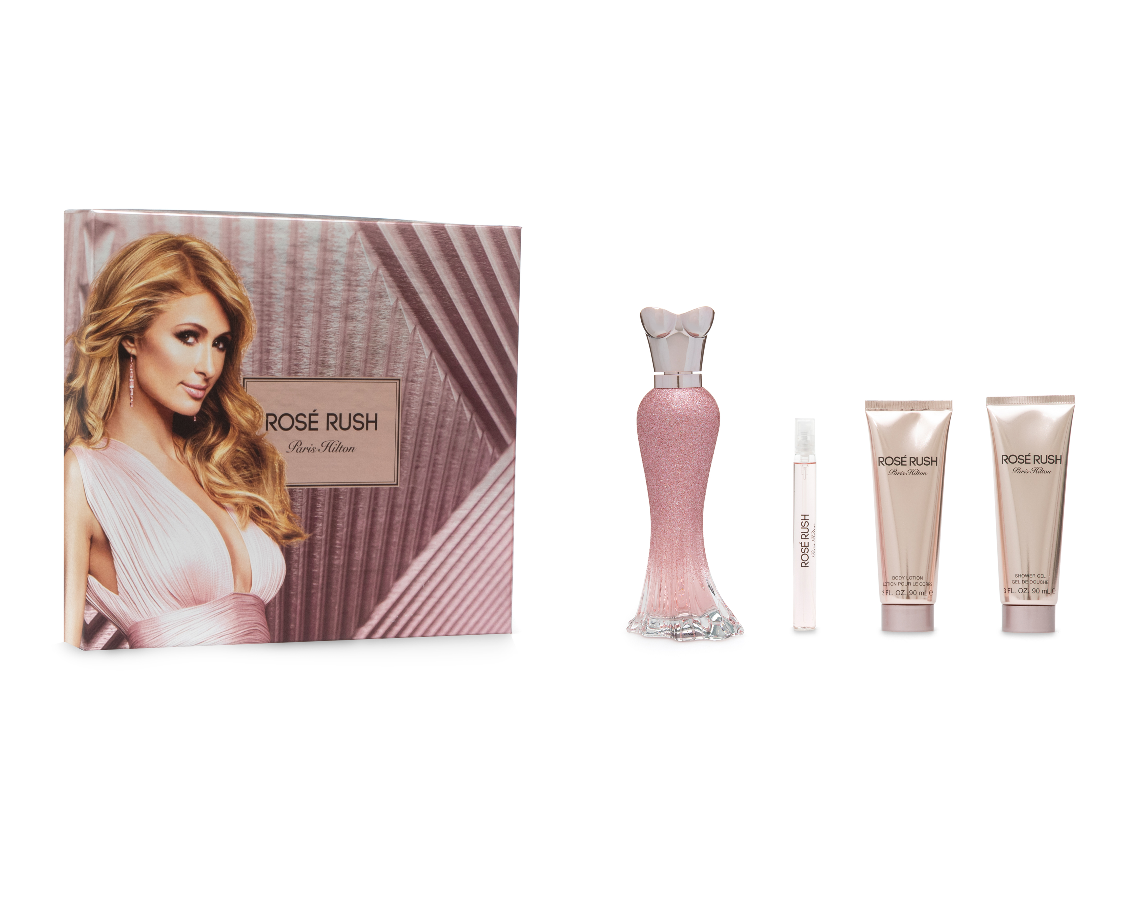 Foto 2 pulgar | Foto 1 | Estuche para Mujer Paris Hilton Rosé Rush 4 Piezas