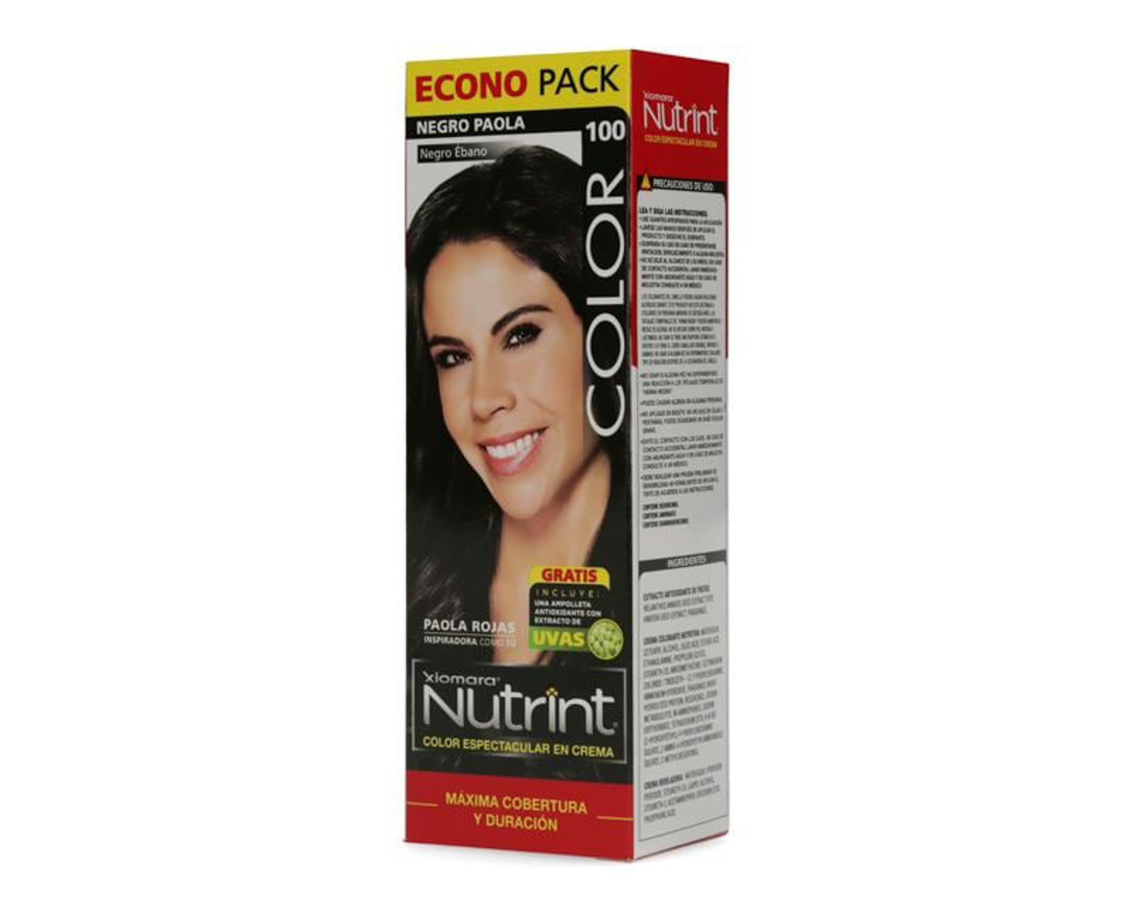 Foto 3 pulgar | Foto 2 | Tinte para Cabello Xiomara Nutrint 100 Negro Ébano