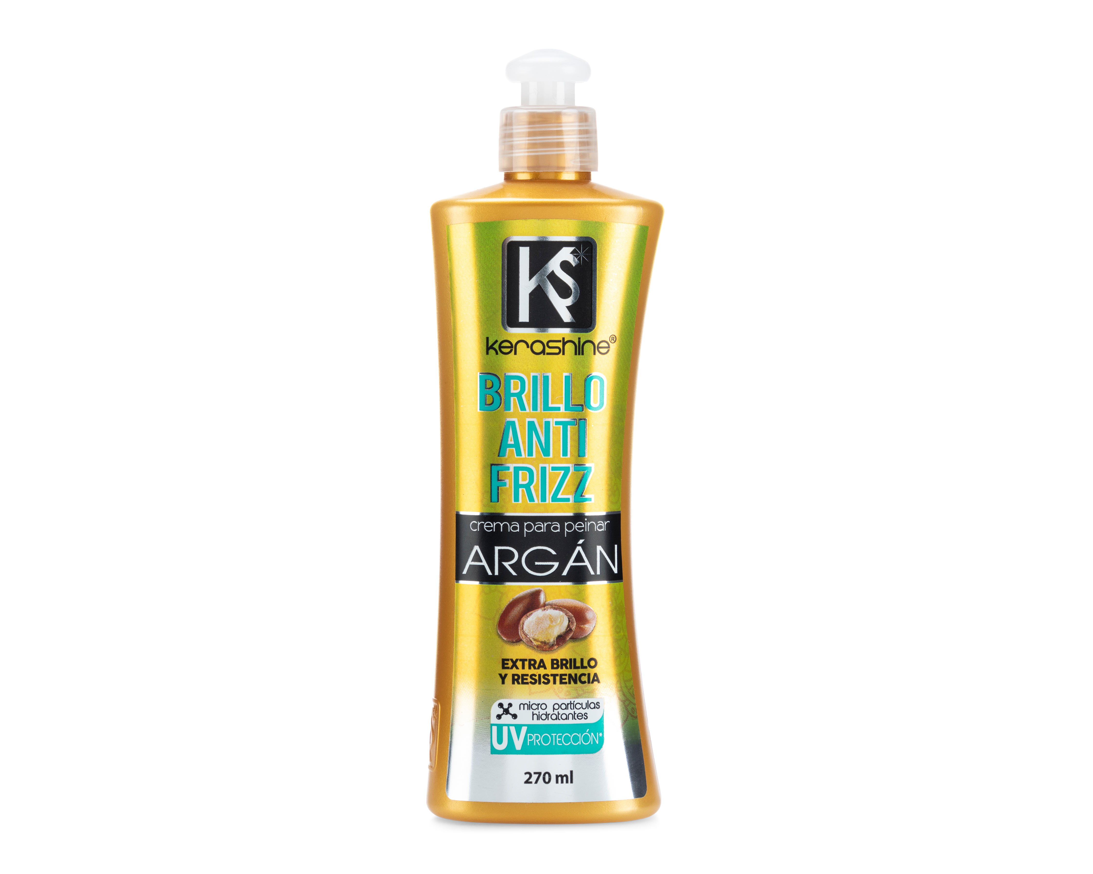 Crema para Peinar Kerashine Brillo Antifrizz 270 ml