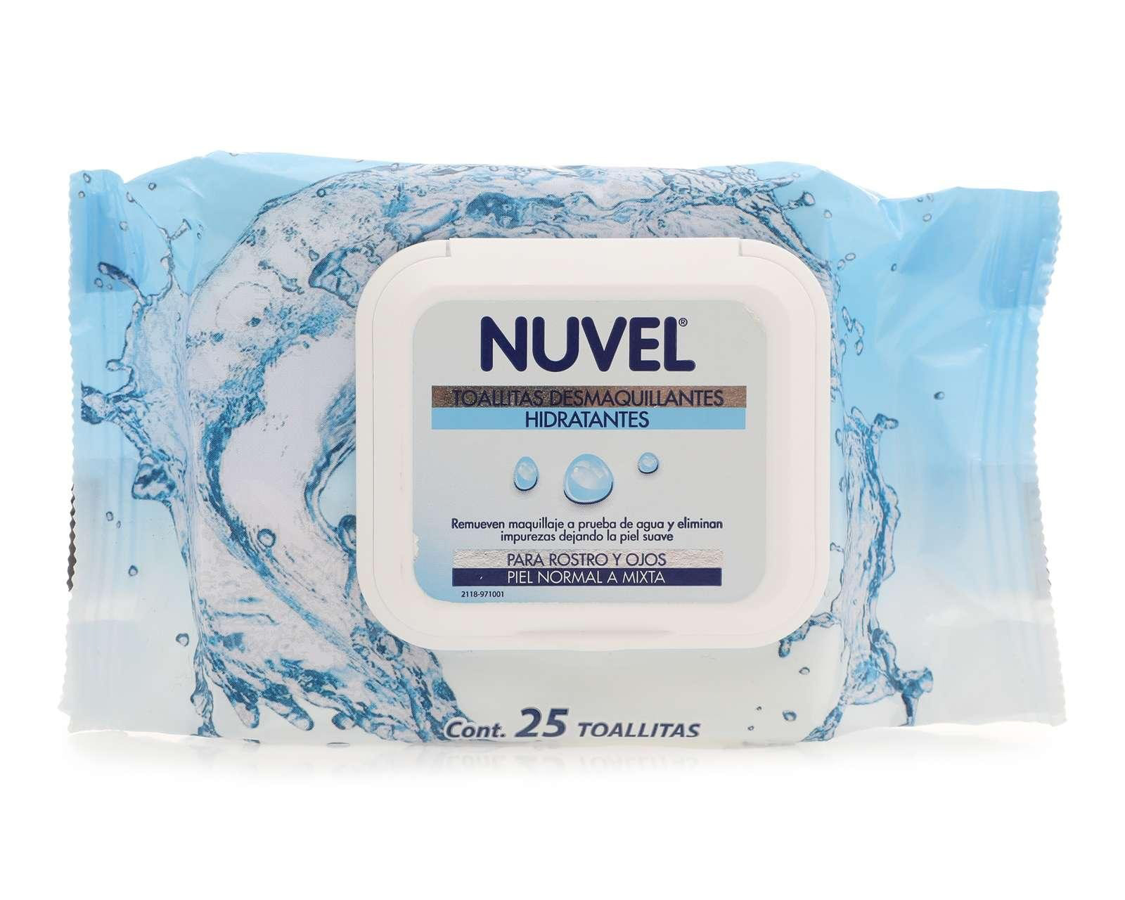 Foto 2 pulgar | Foto 1 | Toallitas Desmaquillantes Nuvel 25 Piezas
