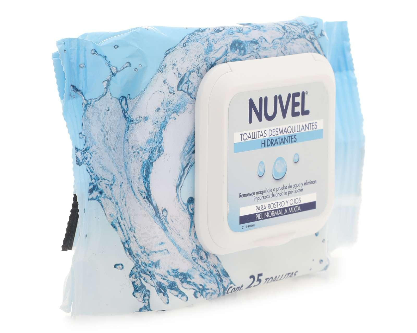 Foto 2 | Foto 2 | Toallitas Desmaquillantes Nuvel 25 Piezas