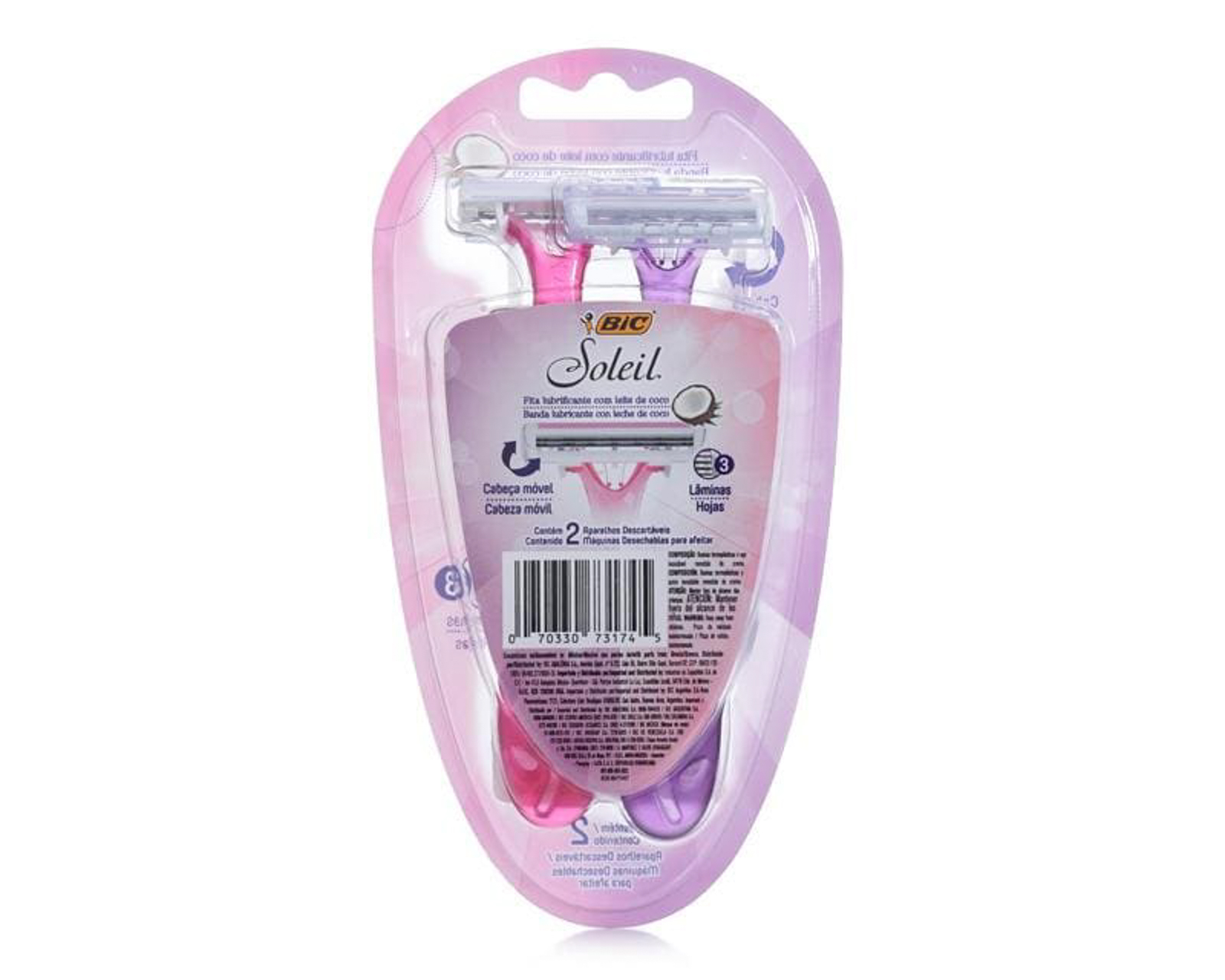 Set de Rastrillos Bic Soleil