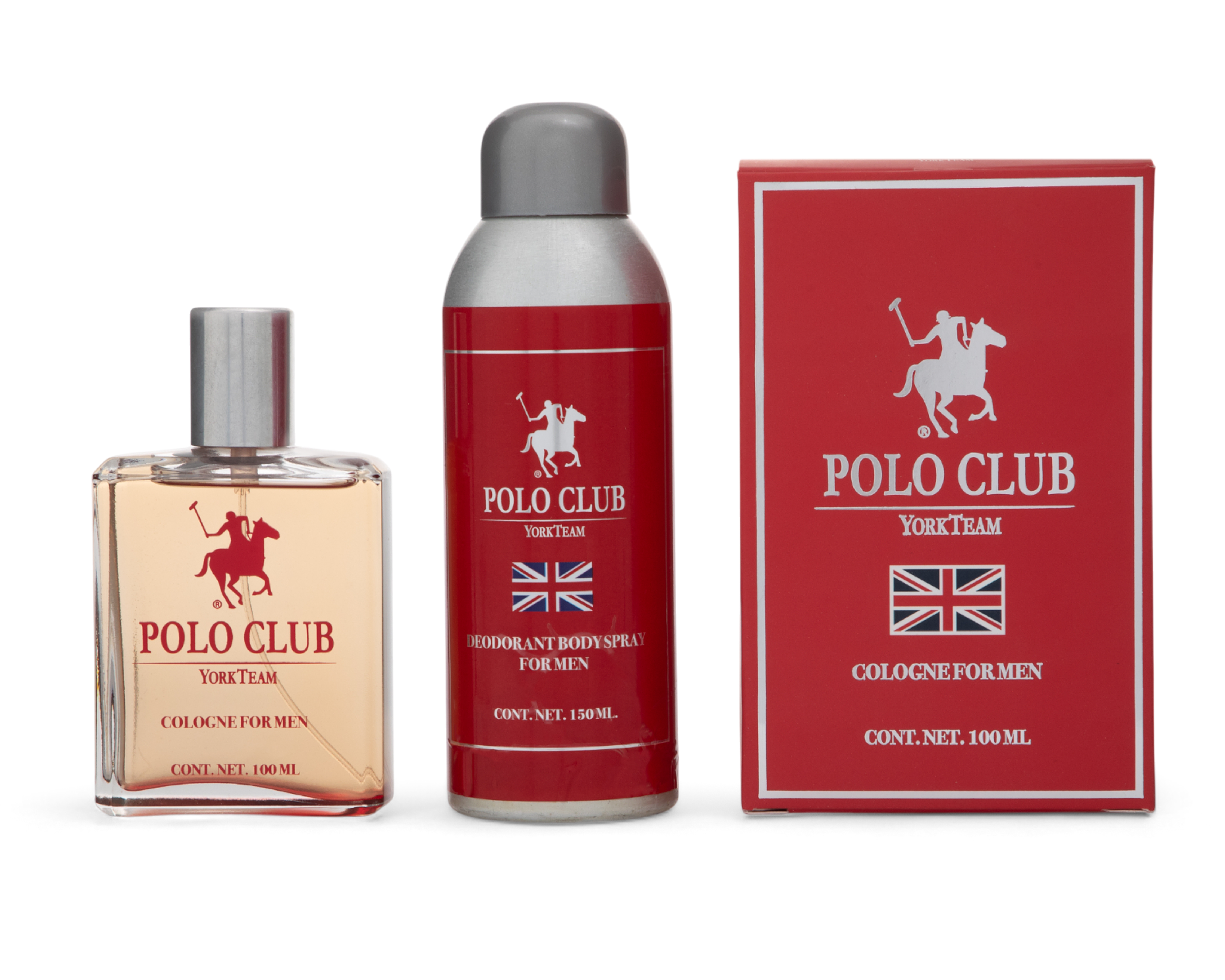 Foto 2 pulgar | Foto 1 | Estuche para Hombre York Team Polo Club Red 2 Piezas