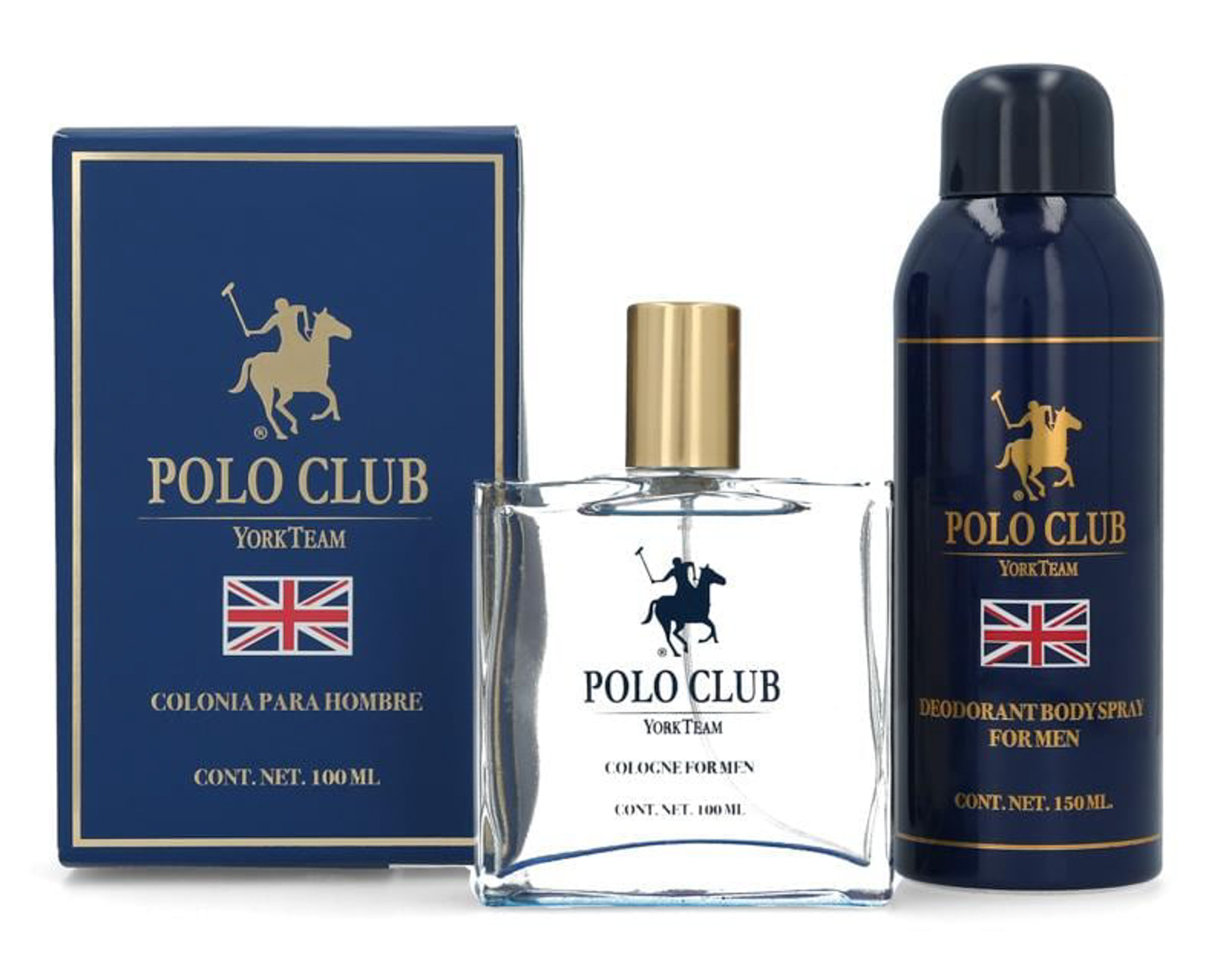 Foto 1 | Foto 1 | Estuche para Hombre York Team Polo Club Blue 2 Piezas