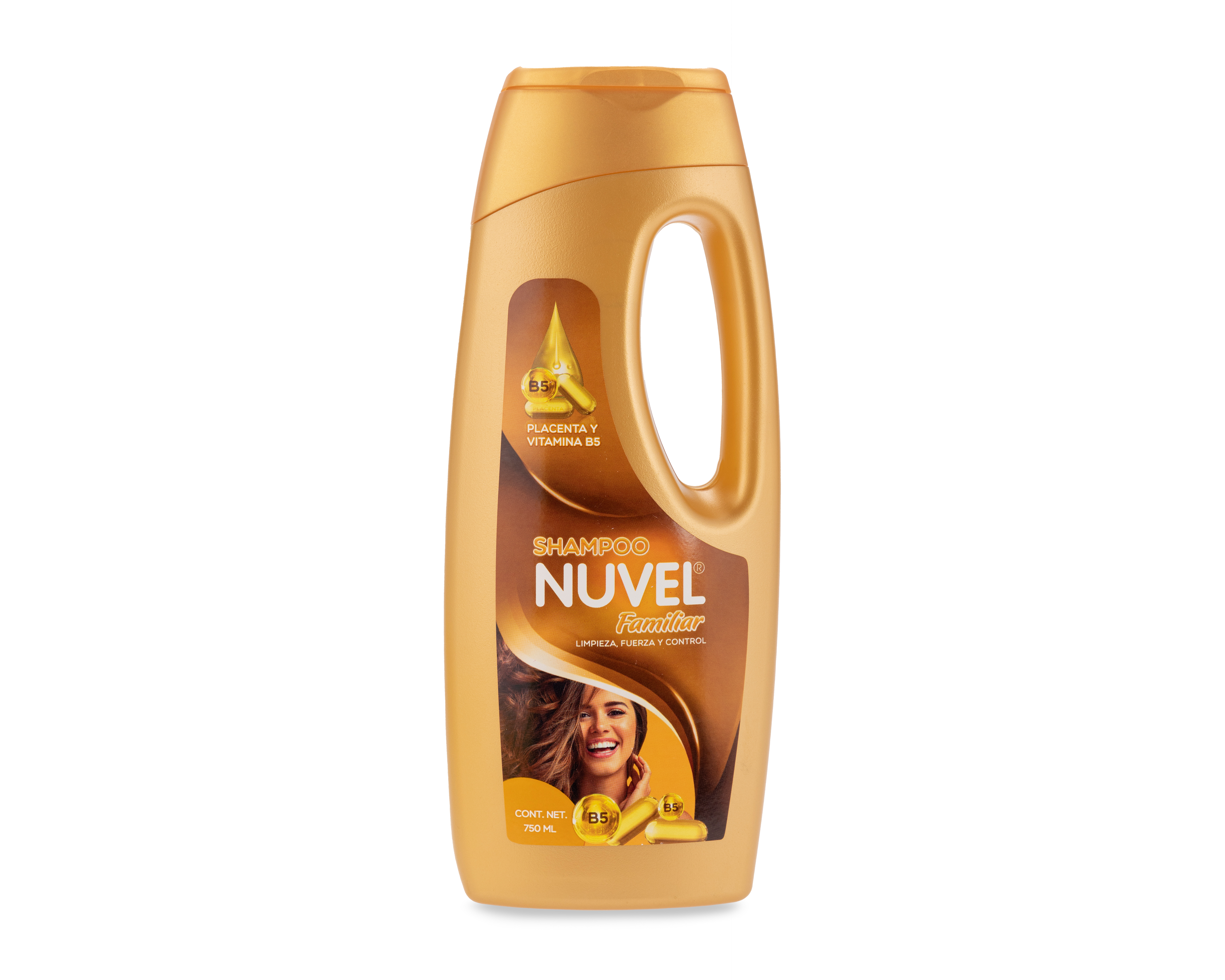 Foto 2 pulgar | Foto 1 | Shampoo Nuvel Placenta y Vitamina B5 750 ml