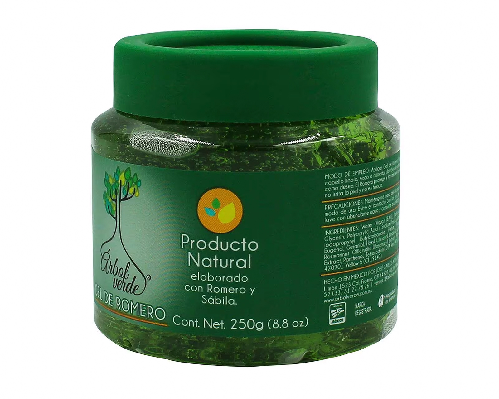 Foto 3 pulgar | Foto 2 | Gel para Cabello Ábol Verde con Romero 250 g