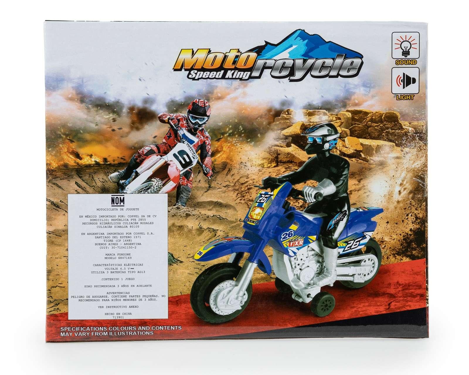 Foto 5 | Foto 5 | Motocicleta con Luz y Sonido Funzone