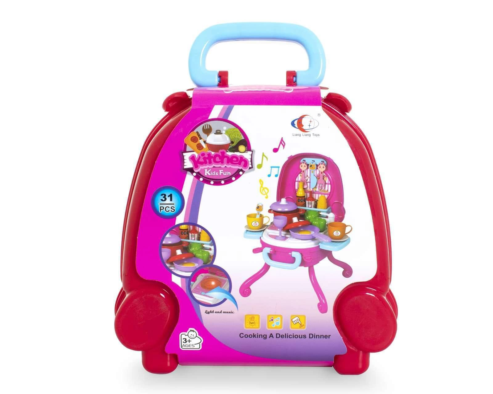 Foto 5 | Foto 5 | Juego de Cocina de Juguete Liang Liang Toys Tipo Maleta