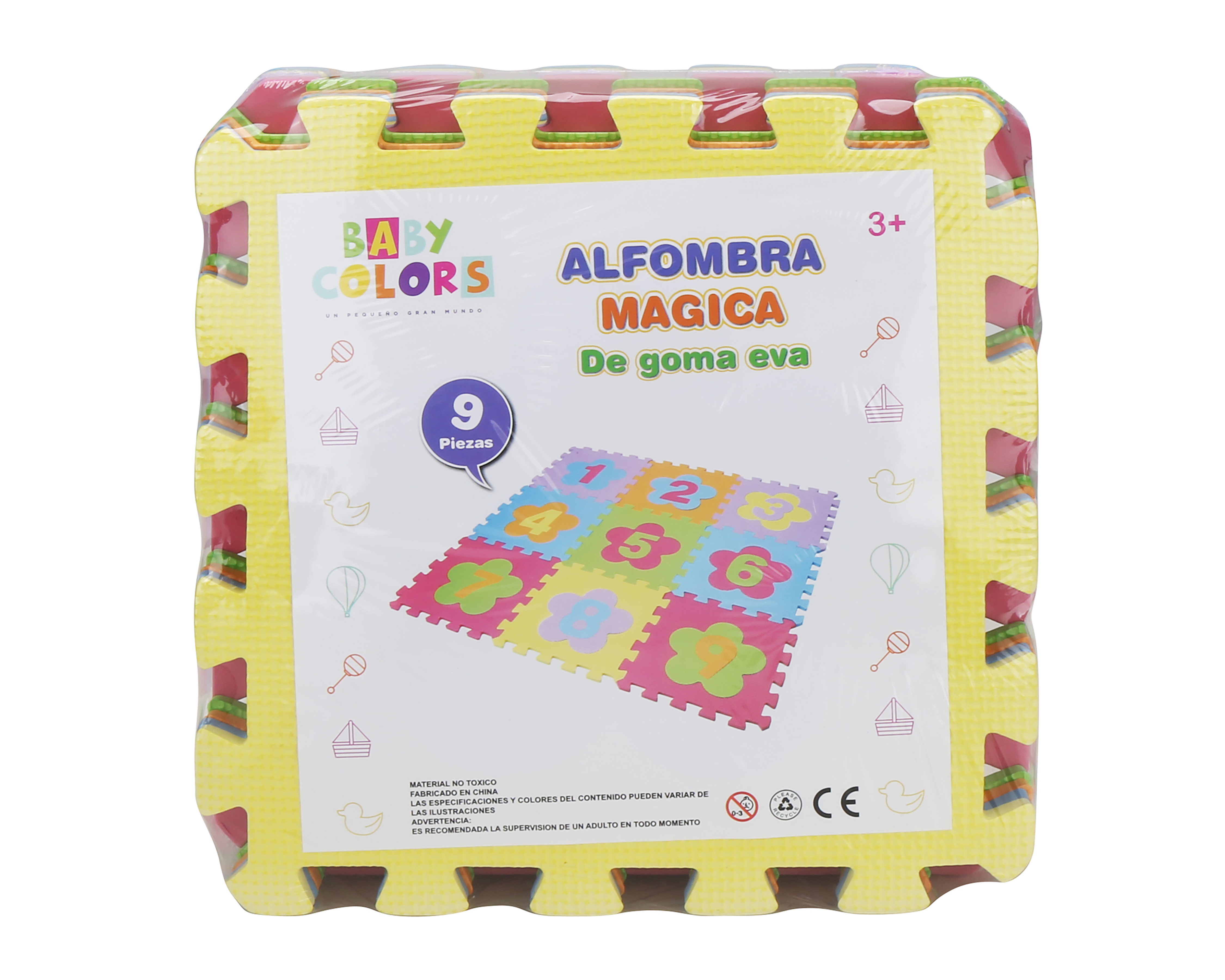 Foto 3 pulgar | Foto 2 | Tapete Baby Colors Alfombra Mágica 9 Piezas